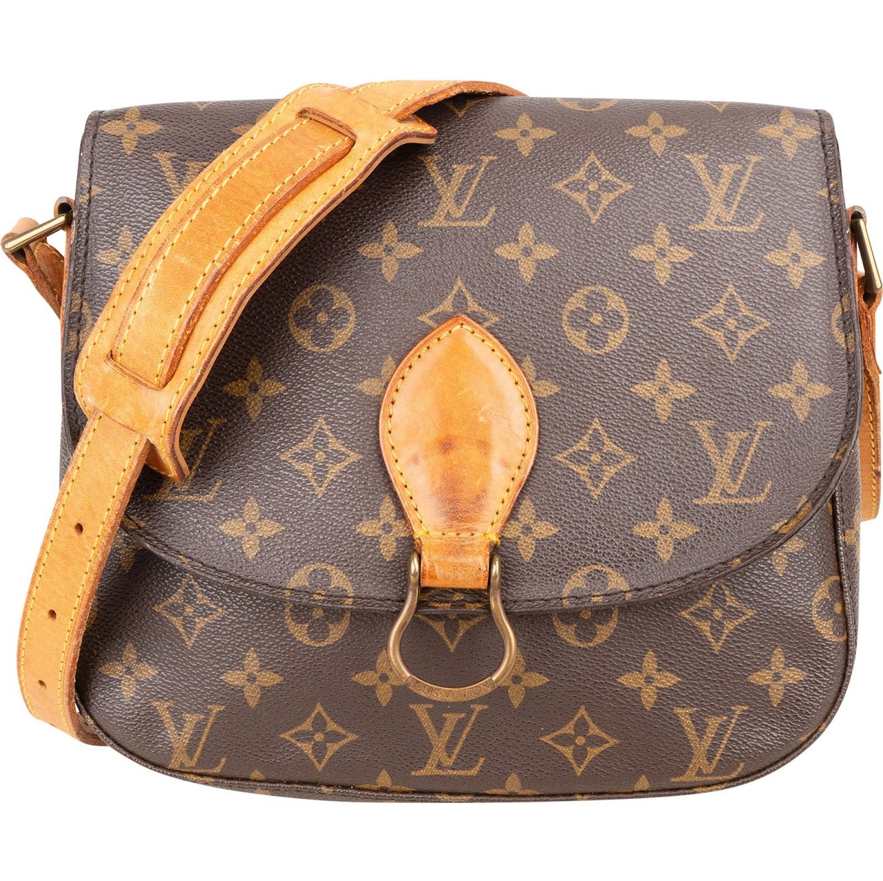 Louis Vuitton Louis Vuitton Monogram Canvas Saint Cloud GM Crossbody Bag Bruin