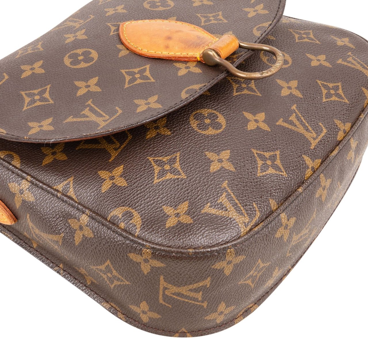Louis Vuitton Louis Vuitton Monogram Canvas Saint Cloud GM Crossbody Bag Bruin