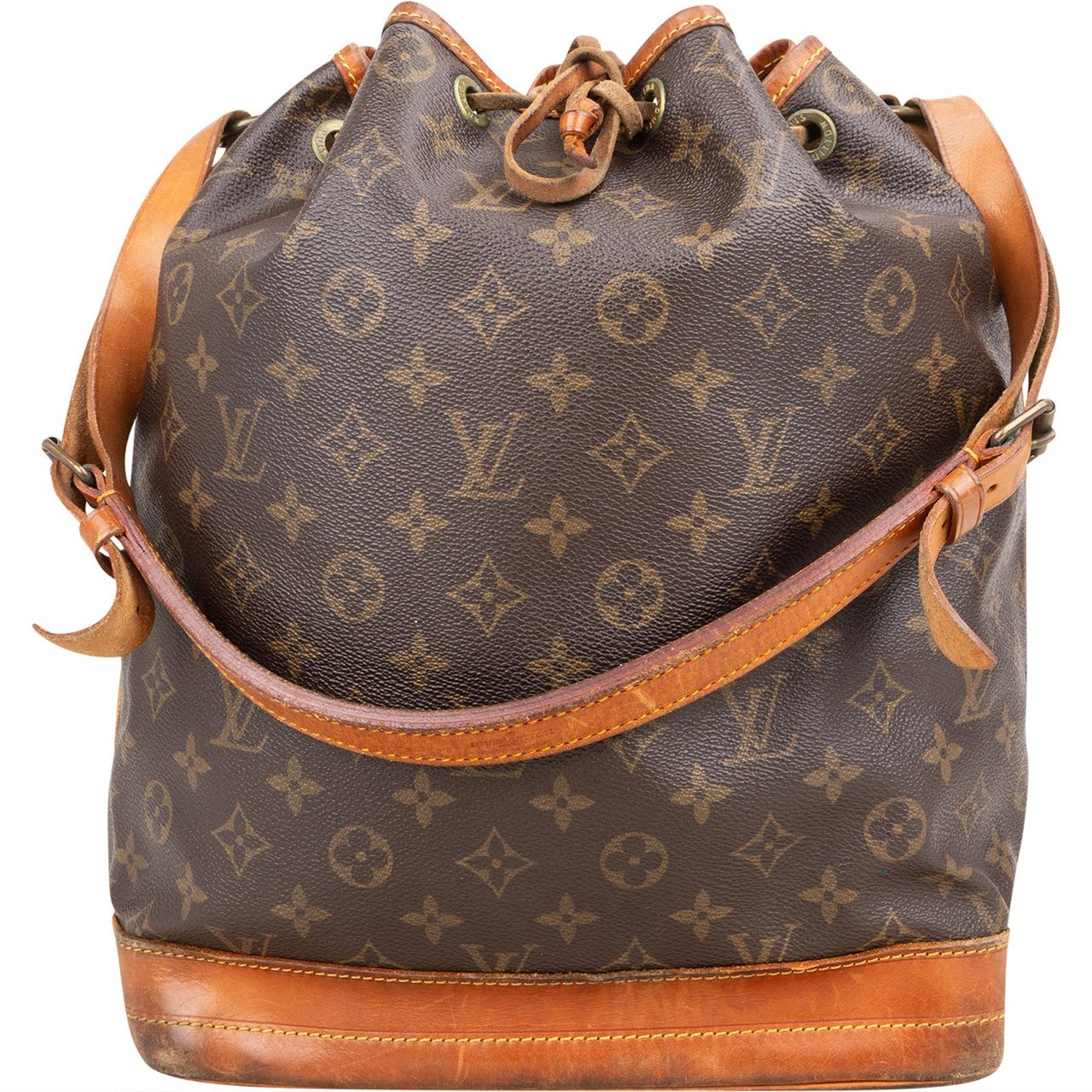 Louis Vuitton Louis Vuitton Monogram Canvas Sac Noé Grande Crossbody Bag Bruin