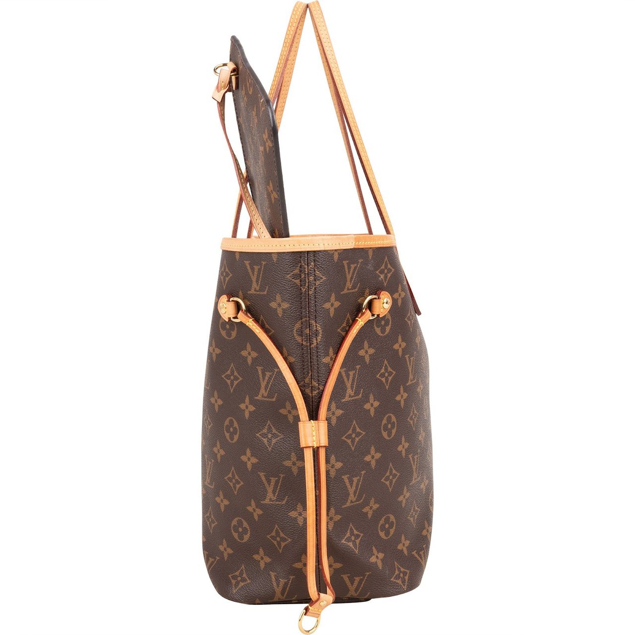 Louis Vuitton Louis Vuitton Monogram Canvas Neverfull MM Shoulder Bag Bruin