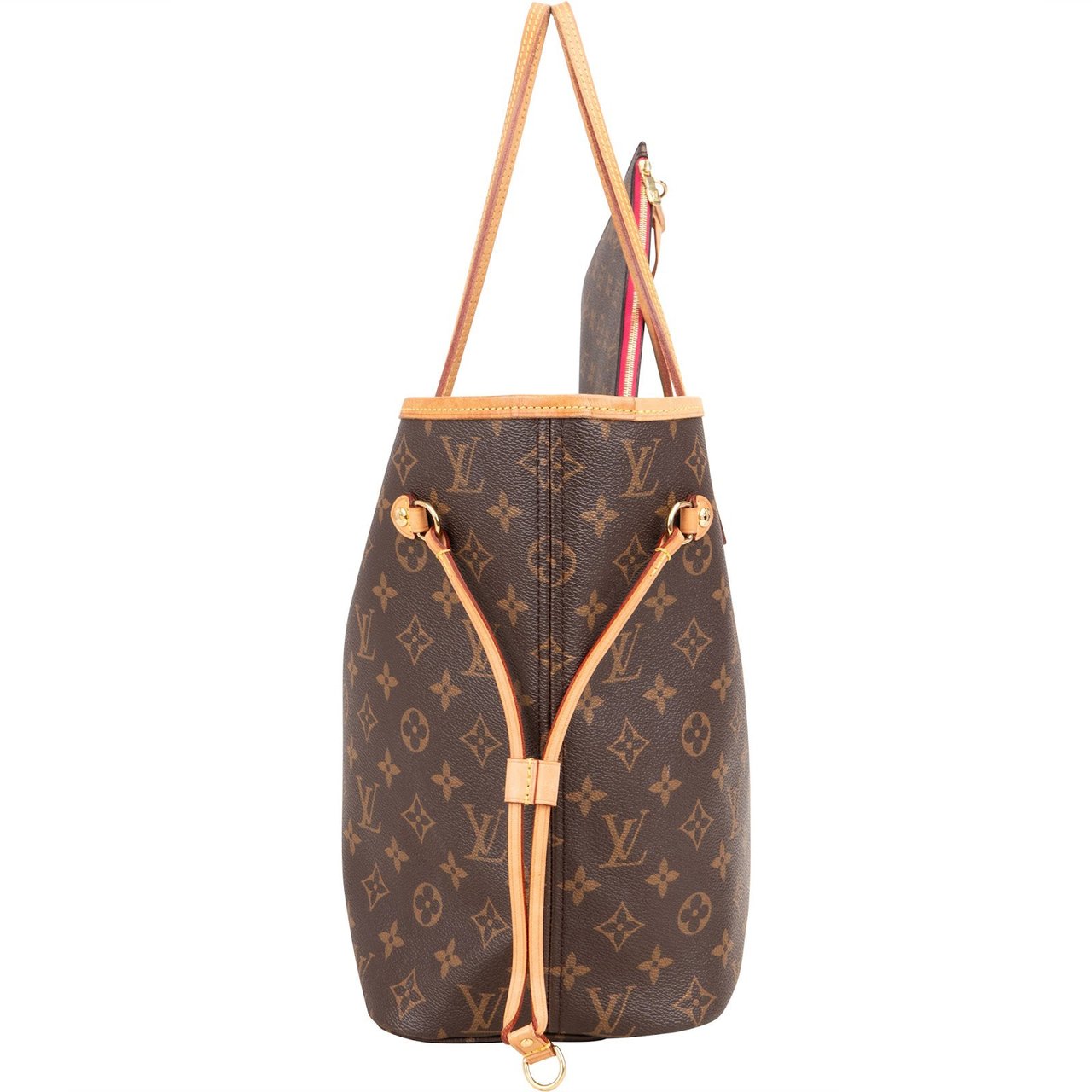 Louis Vuitton Louis Vuitton Monogram Canvas Neverfull MM Shoulder Bag Bruin