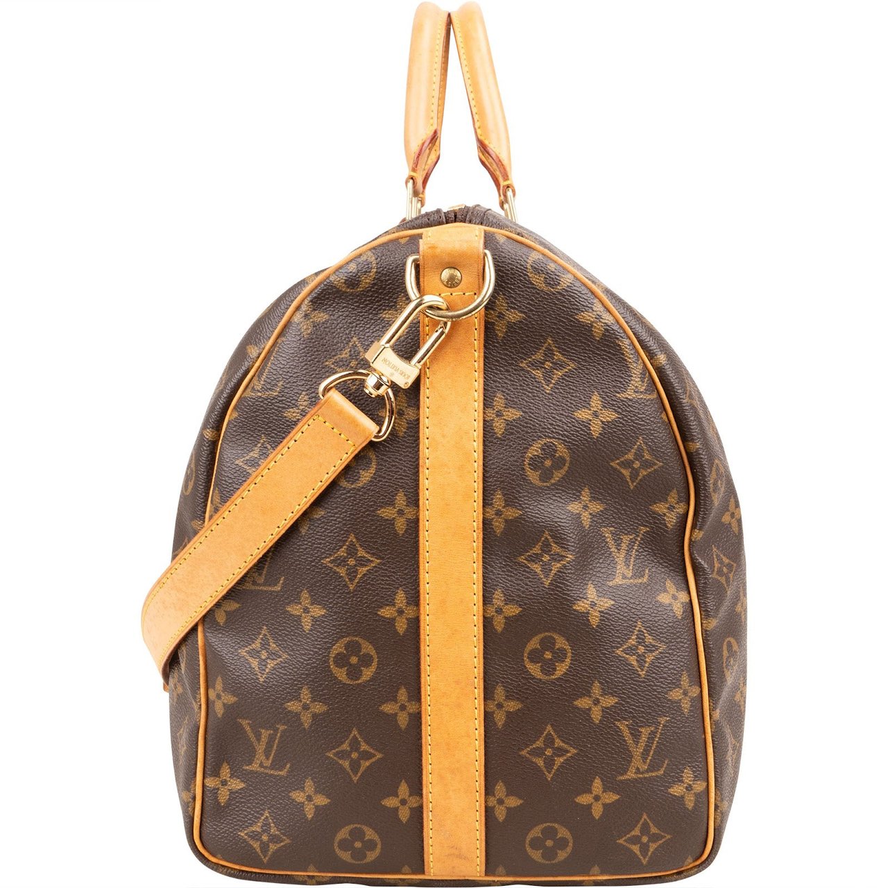 Louis Vuitton Louis Vuitton Monogram Canvas Keepall 50 Bandoulière Travel Bag Bruin