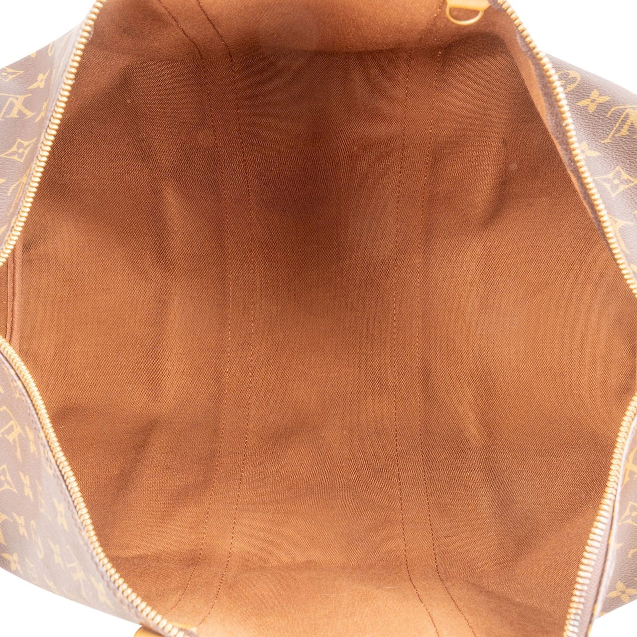 Louis Vuitton Louis Vuitton Monogram Canvas Keepall 50 Bandoulière Travel Bag Bruin