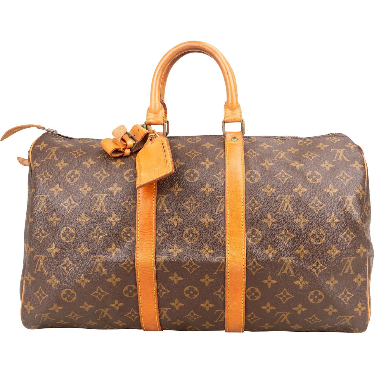 Louis Vuitton Louis Vuitton Monogram Canvas Keepall 45 Travel Bag Bruin