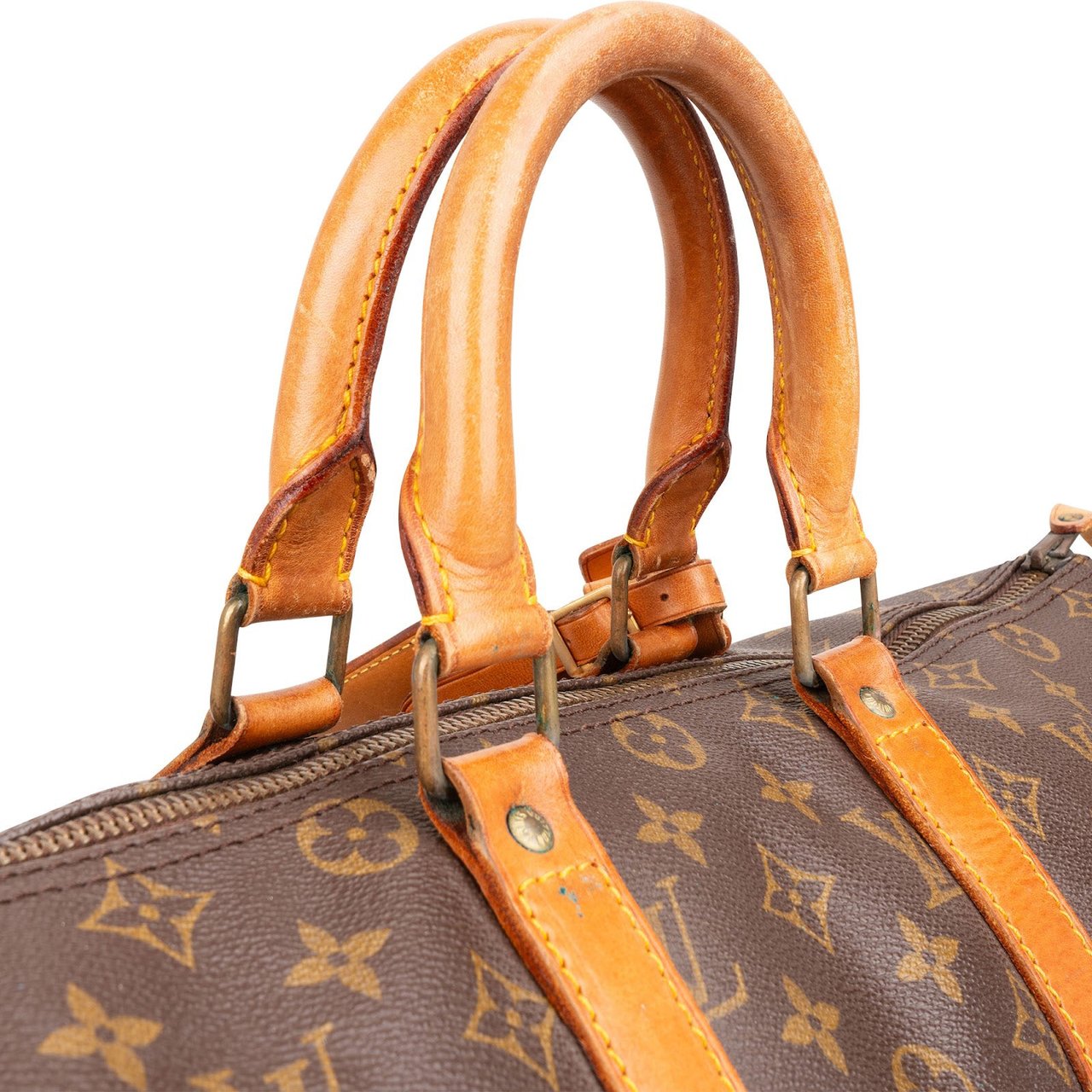 Louis Vuitton Louis Vuitton Monogram Canvas Keepall 45 Travel Bag Bruin