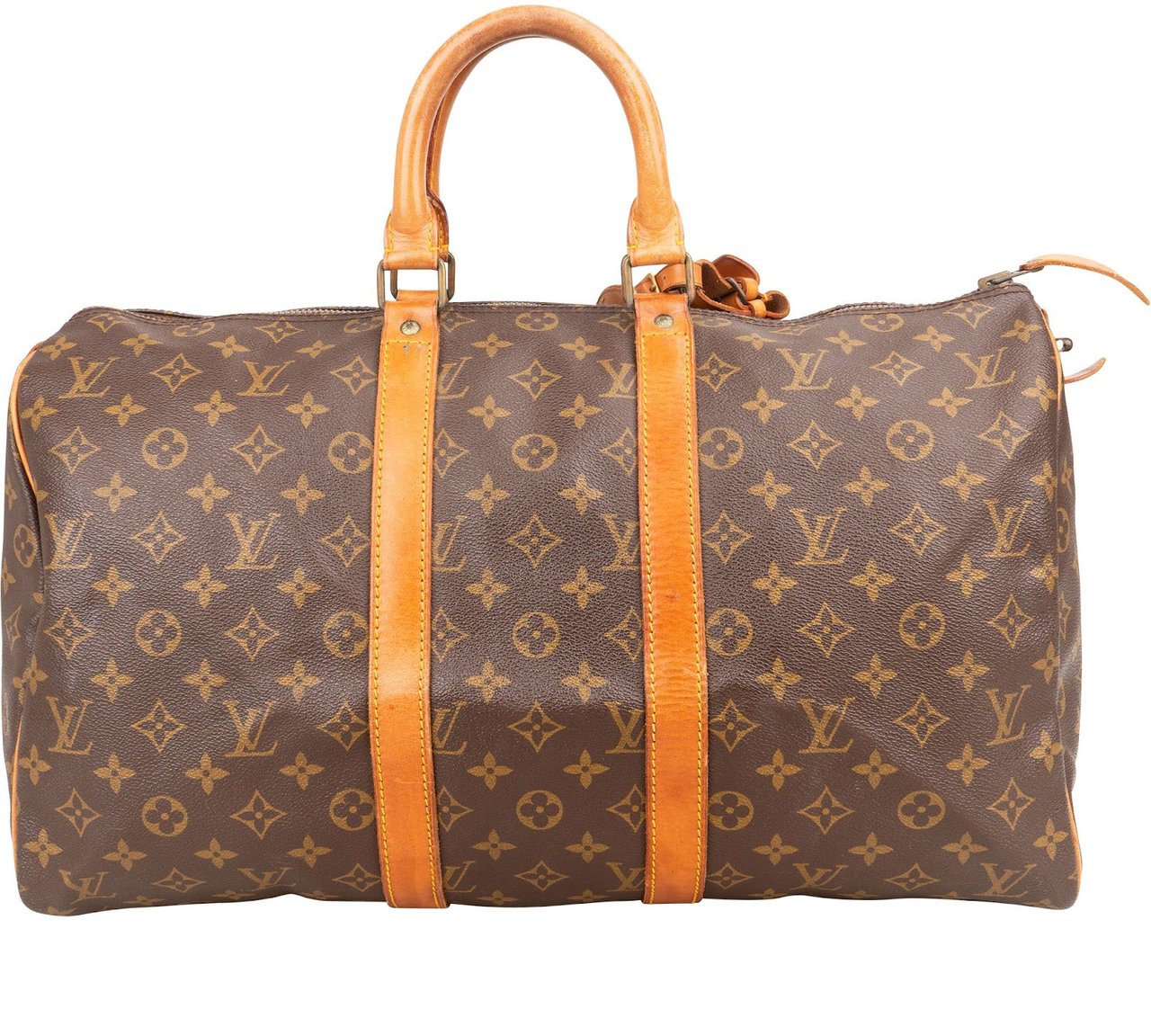 Louis Vuitton Louis Vuitton Monogram Canvas Keepall 45 Travel Bag Bruin