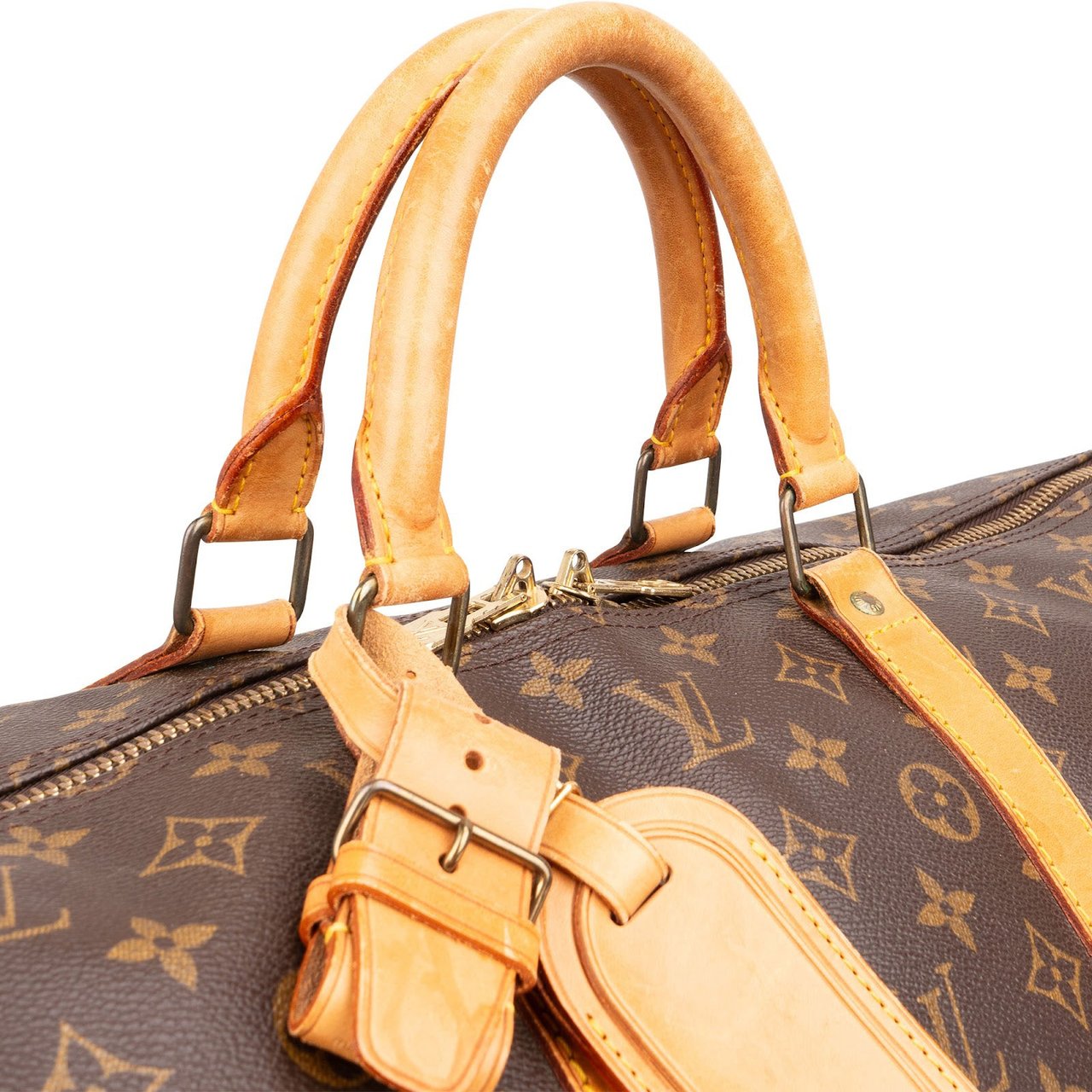 Louis Vuitton Louis Vuitton Monogram Canvas Keepall 55 Travel Bag Bruin
