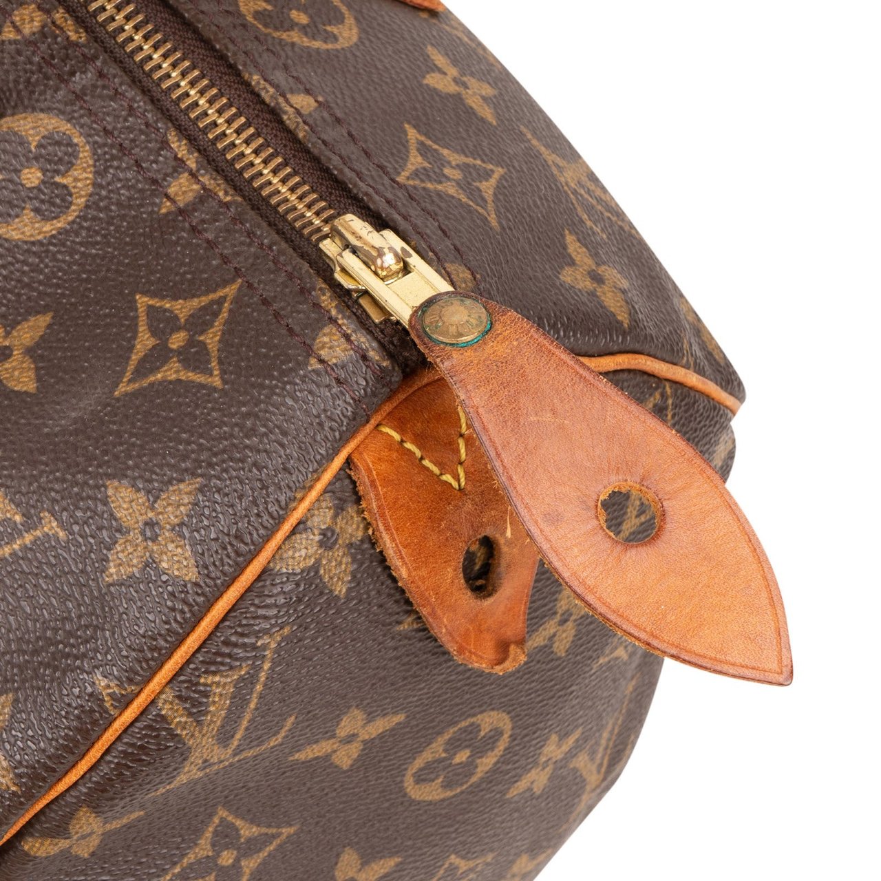 Louis Vuitton Louis Vuitton Monogram Canvas Speedy 30 Handbag Bruin