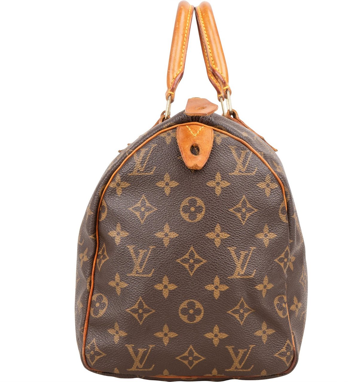 Louis Vuitton Louis Vuitton Monogram Canvas Speedy 30 Handbag Bruin