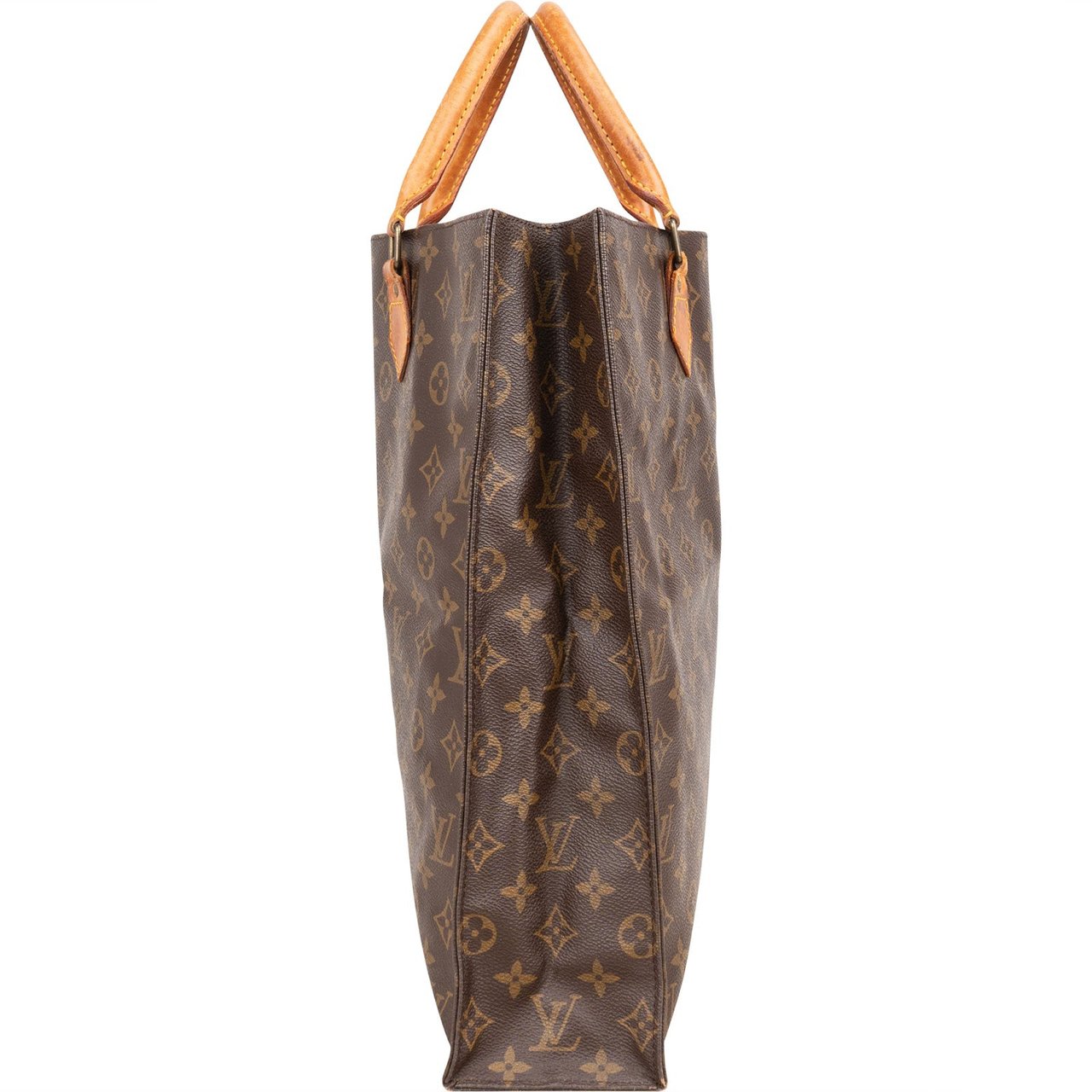 Louis Vuitton Louis Vuitton Monogram Canvas Sac Plat Handbag Bruin