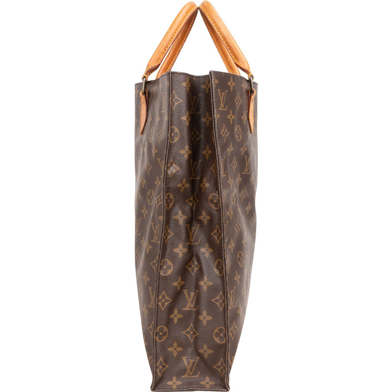 Louis Vuitton Louis Vuitton Monogram Canvas Sac Plat Handbag Bruin