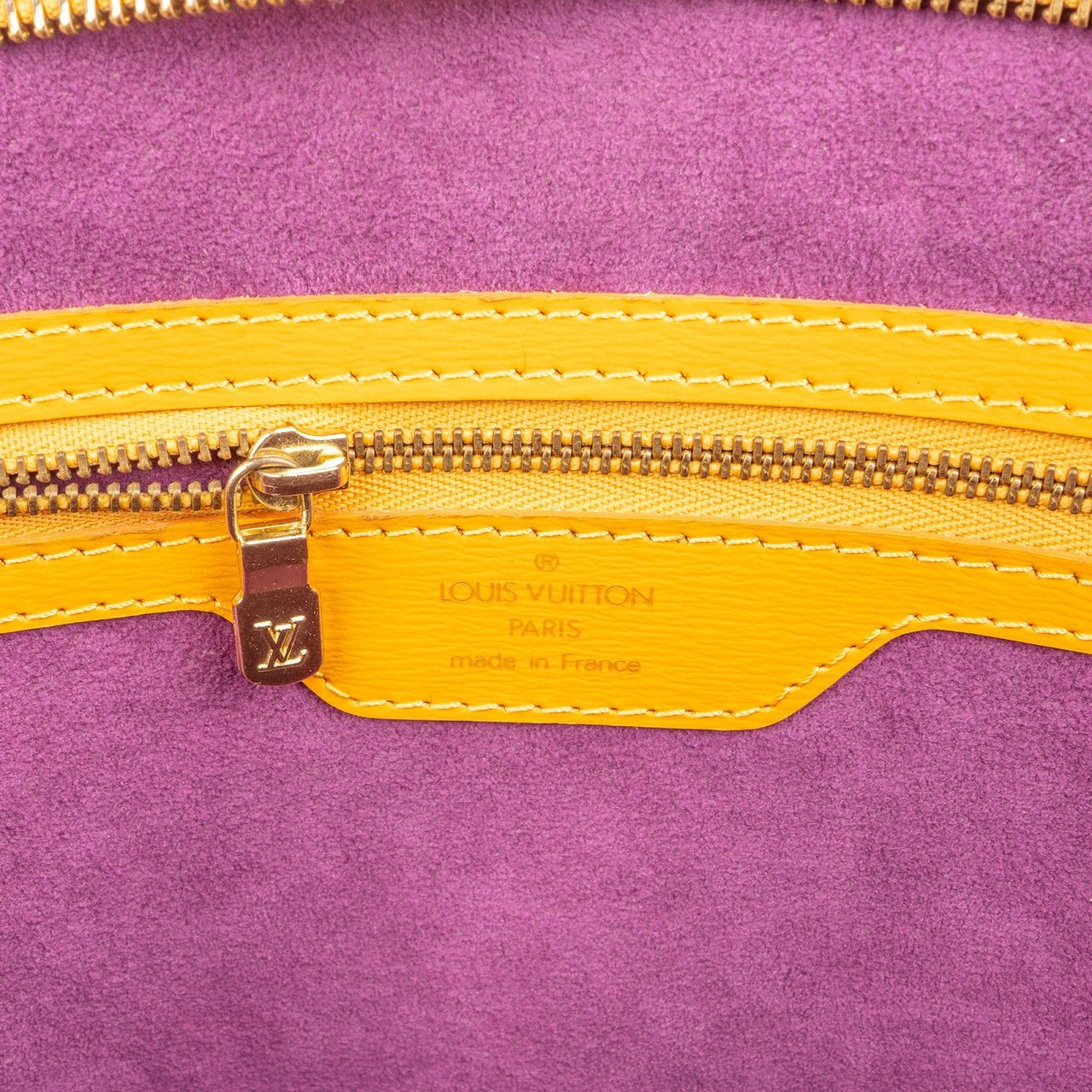 Louis Vuitton Louis Vuitton Yellow Epi Leather Sac St. Jacques GM Shoulder Bag Geel