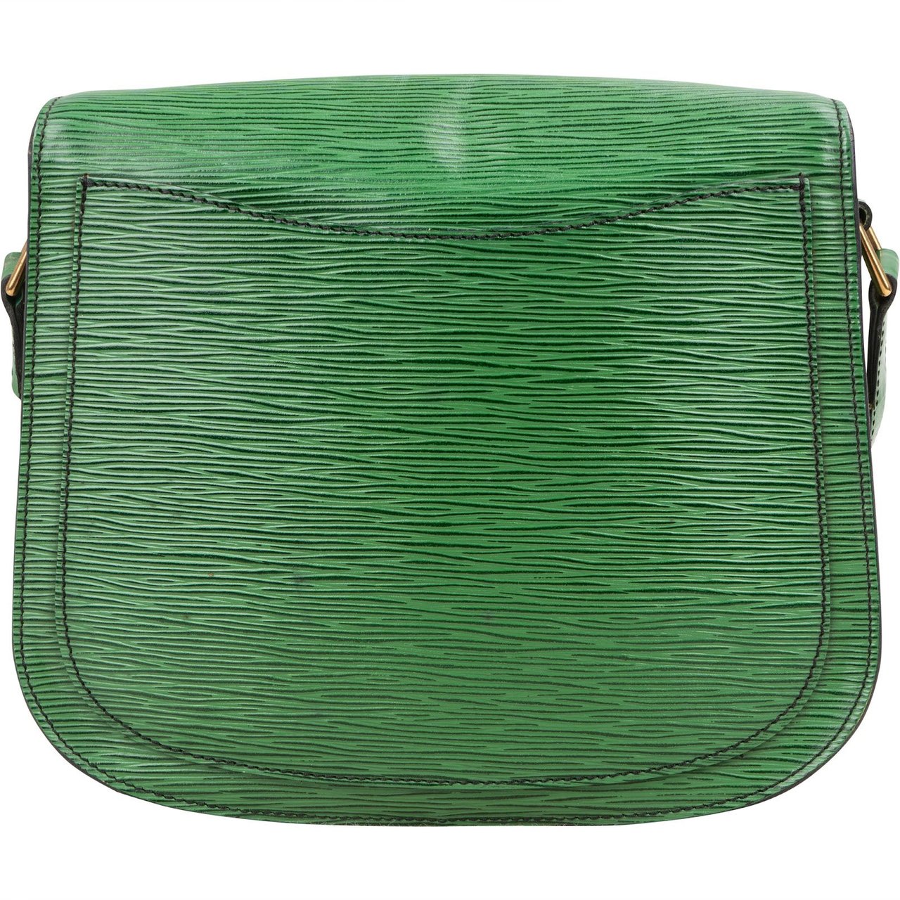 Louis Vuitton Louis Vuitton Green Epi Leather Saint Cloud GM Crossbody Bag Groen