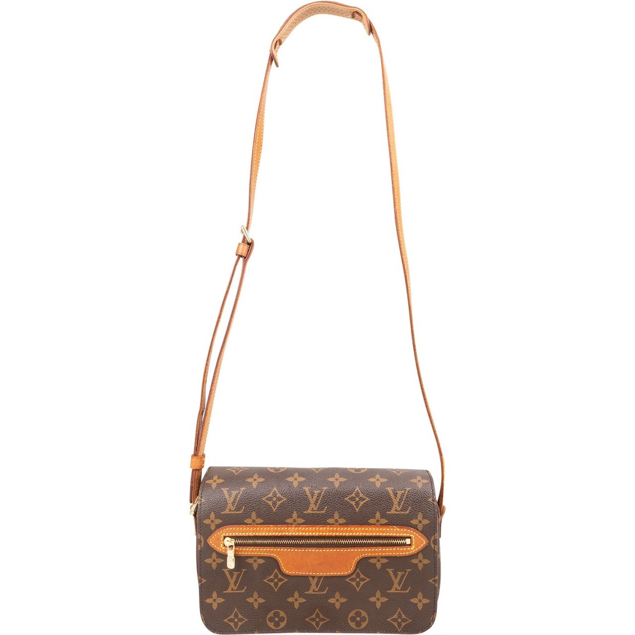 Louis Vuitton Louis Vuitton Monogram Canvas Saint Germain PM Crossbody Bag Bruin
