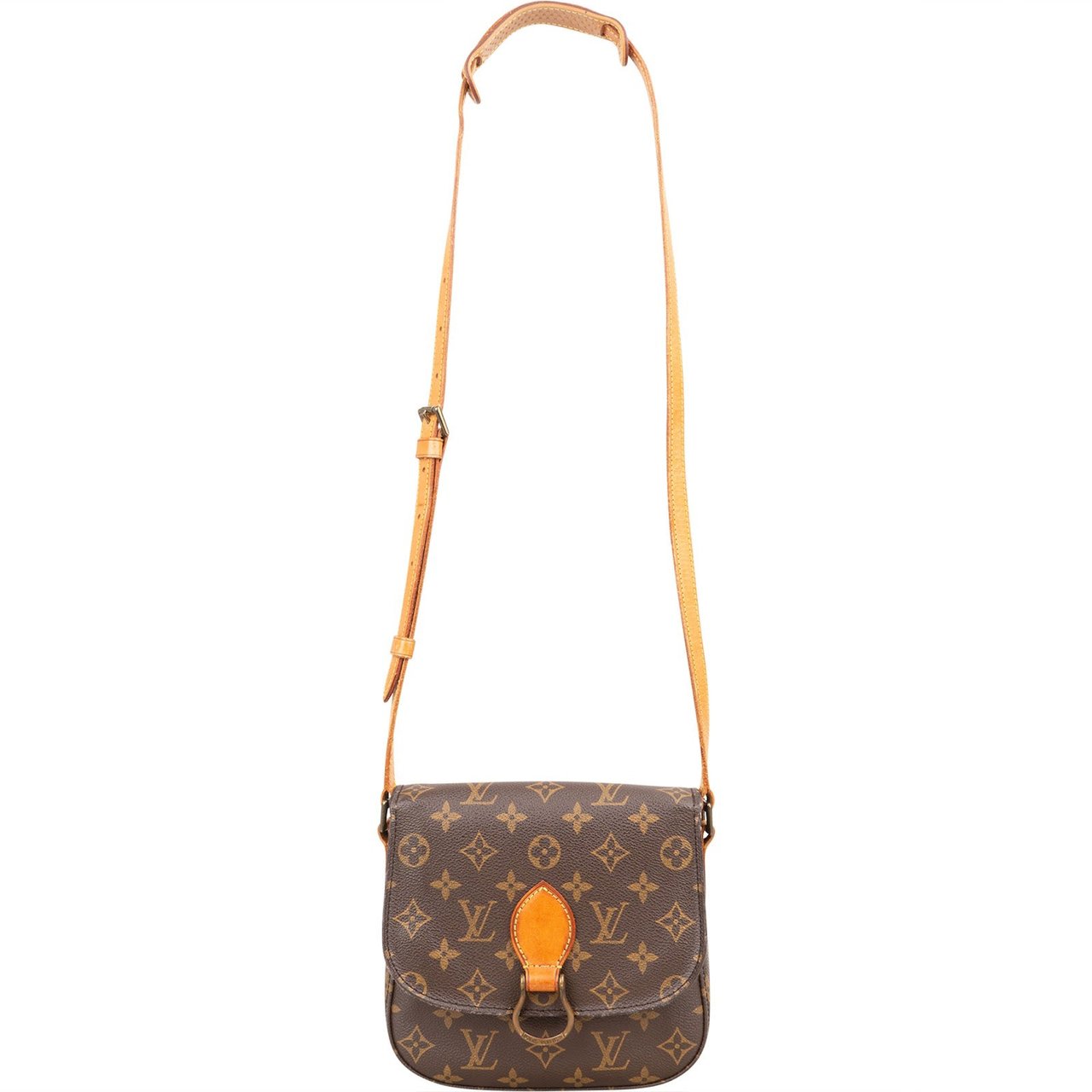 Louis Vuitton Louis Vuitton Monogram Canvas Saint Cloud PM Crossbody Bag Bruin