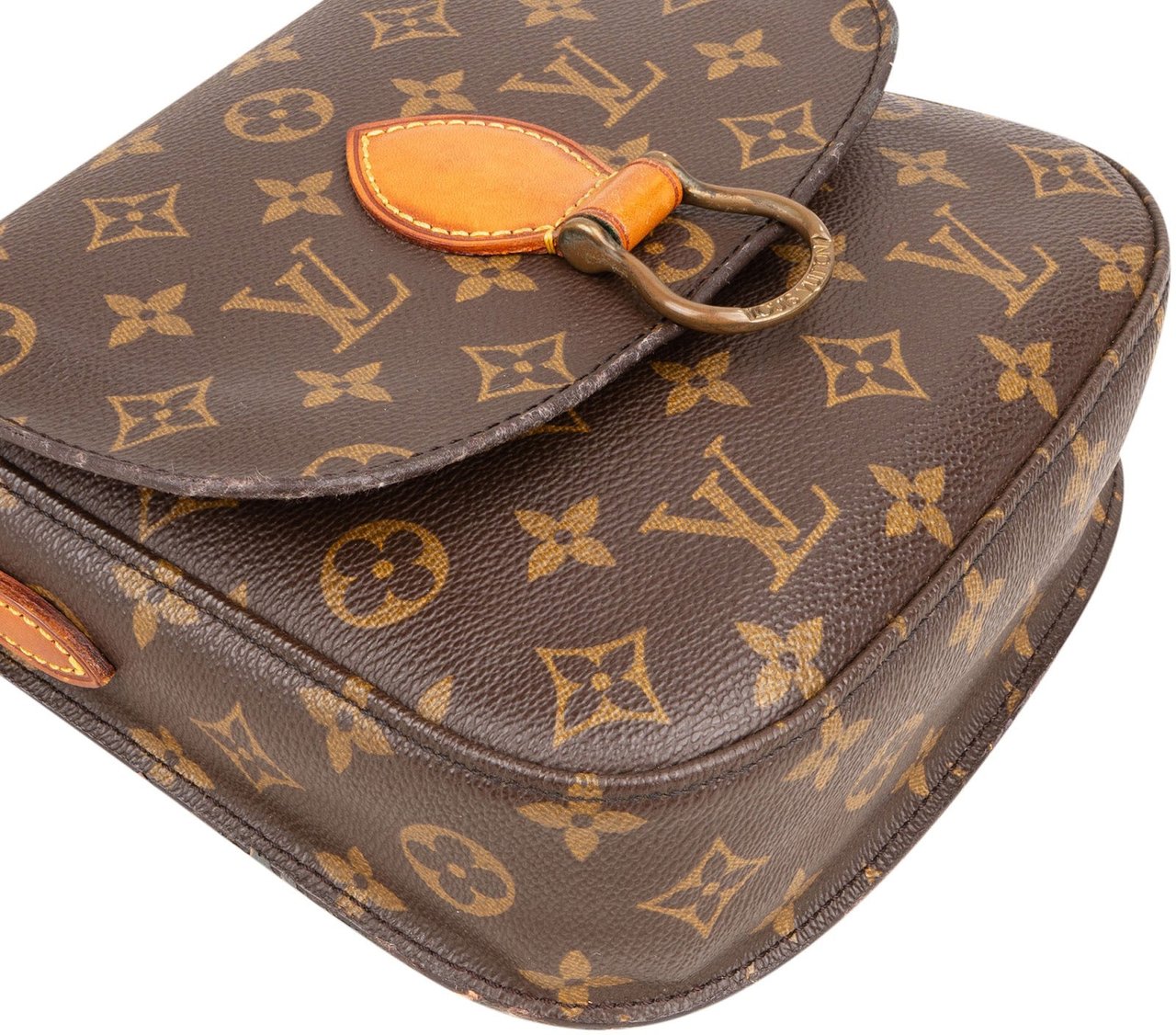 Louis Vuitton Louis Vuitton Monogram Canvas Saint Cloud PM Crossbody Bag Bruin