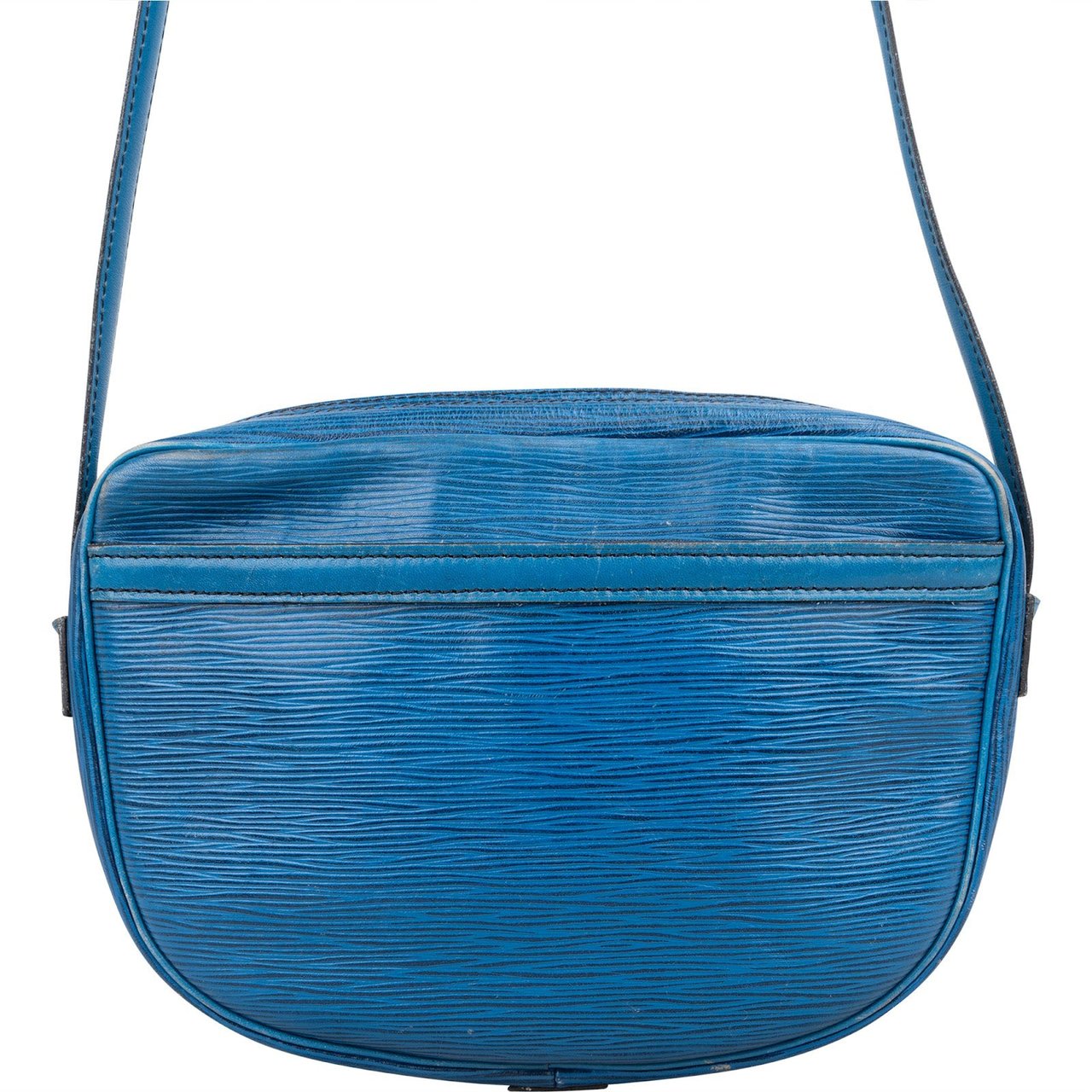 Louis Vuitton Blue Epi Leather Jeune Fille GM Crossbody Bag Blauw
