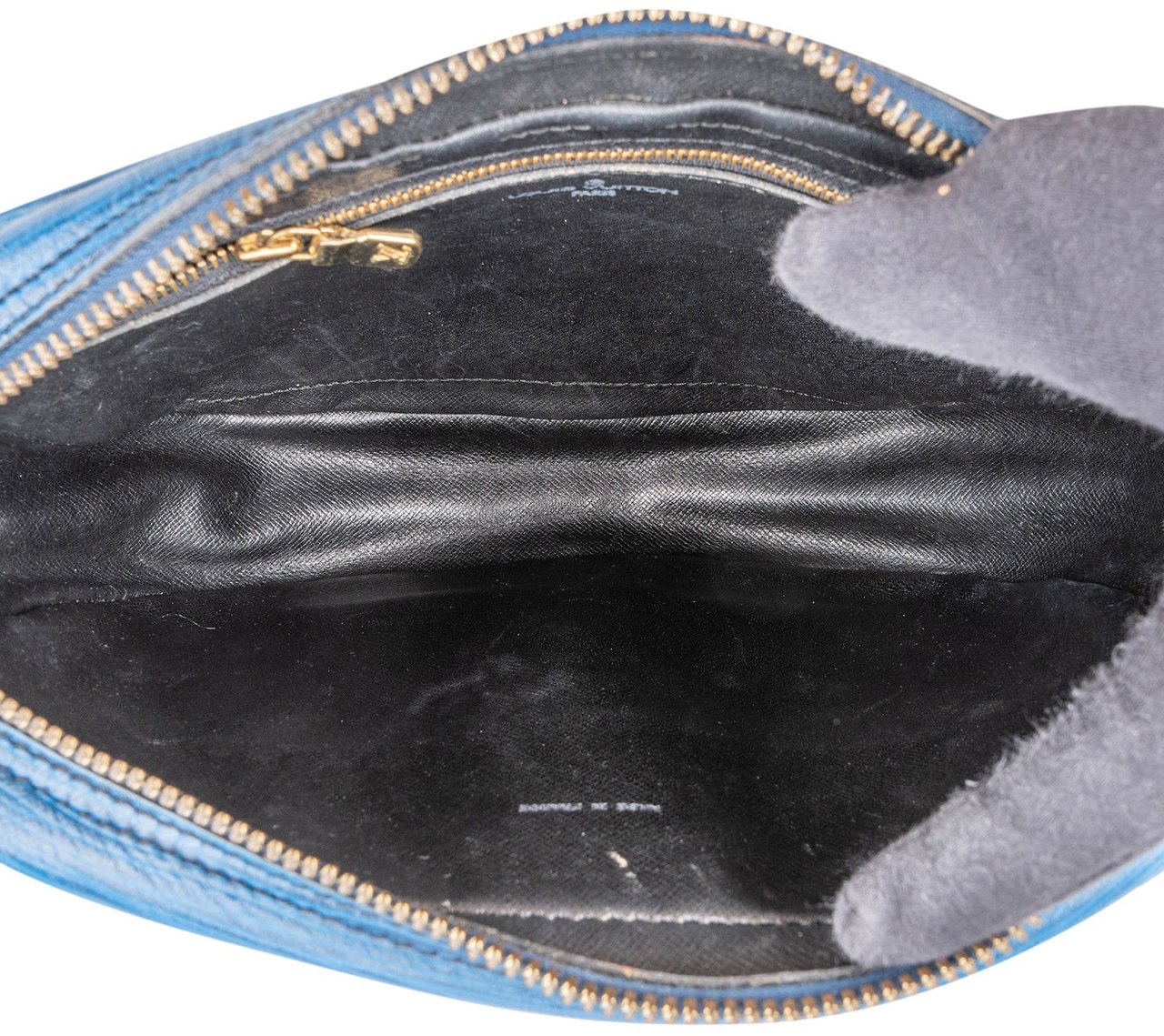 Louis Vuitton Blue Epi Leather Jeune Fille GM Crossbody Bag Blauw