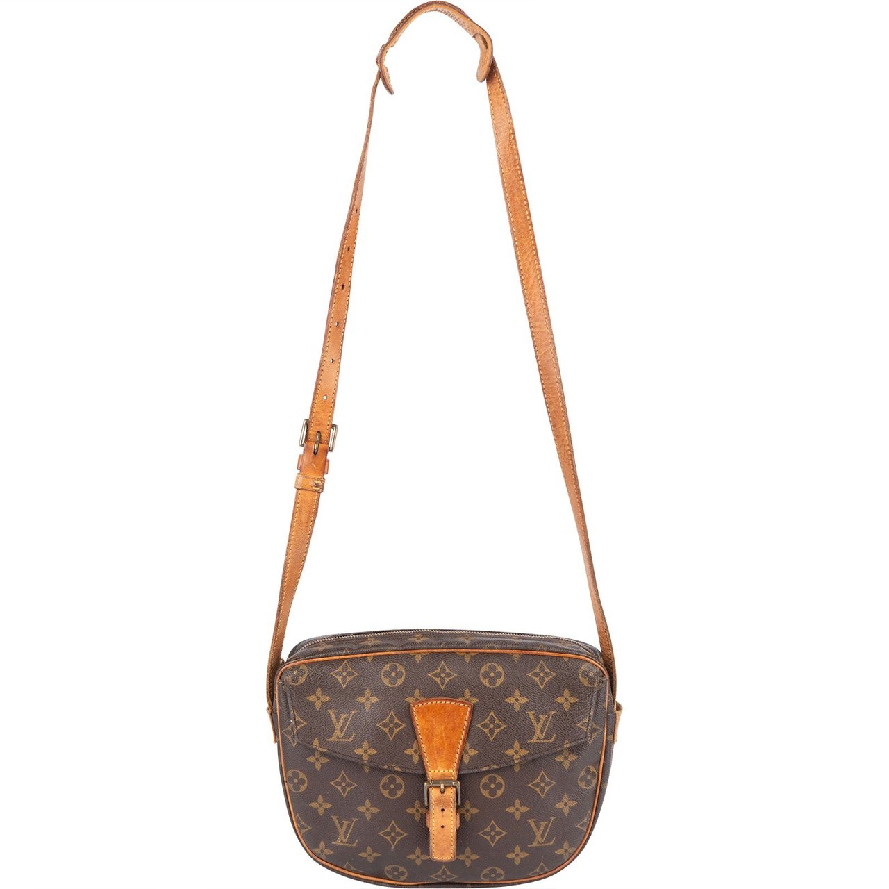 Louis Vuitton Louis Vuitton Monogram Canvas Jeune Fille GM Crossbody Bag Bruin