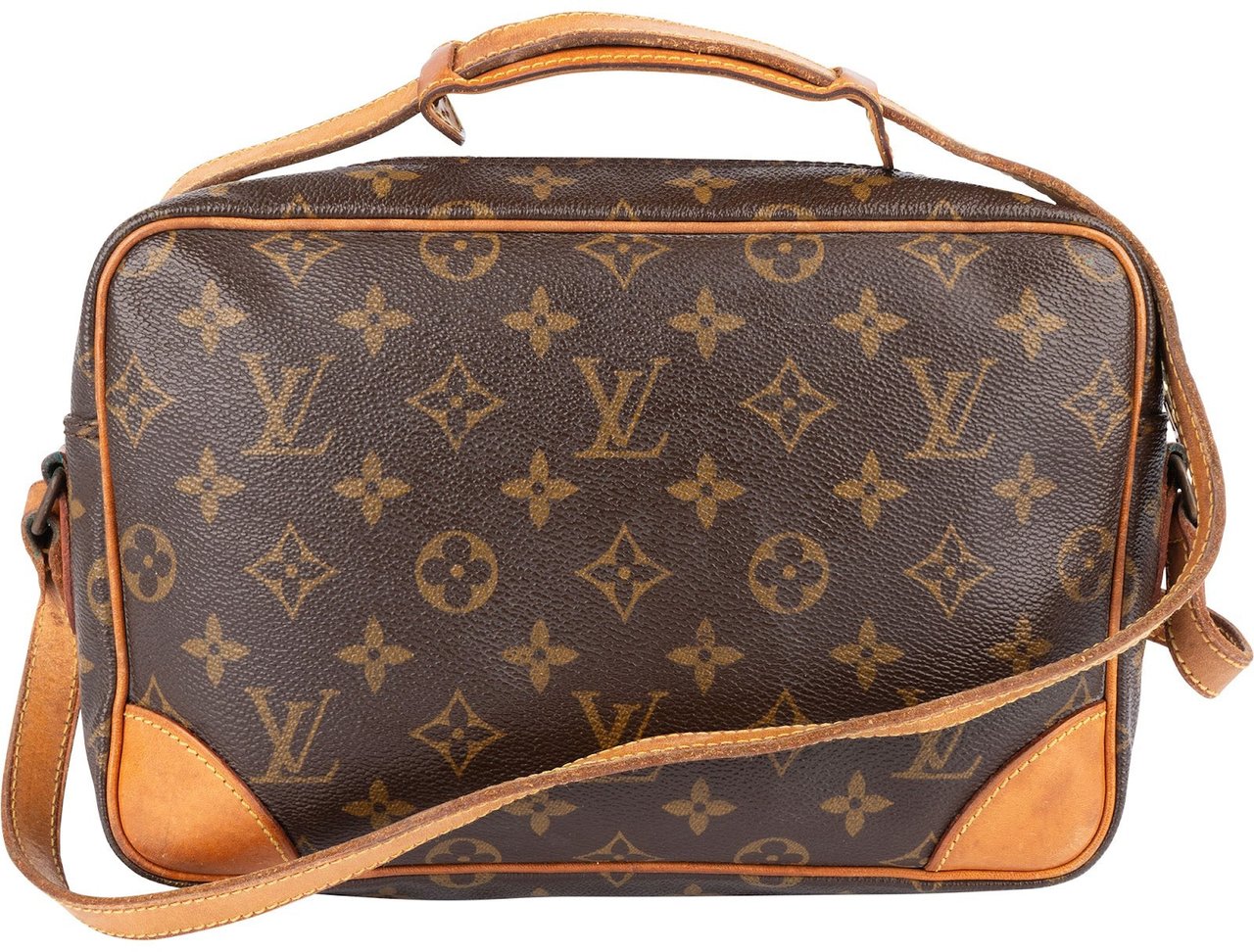 Louis Vuitton Louis Vuitton Monogram Canvas Trocadero 27 Crossbody Bag Bruin