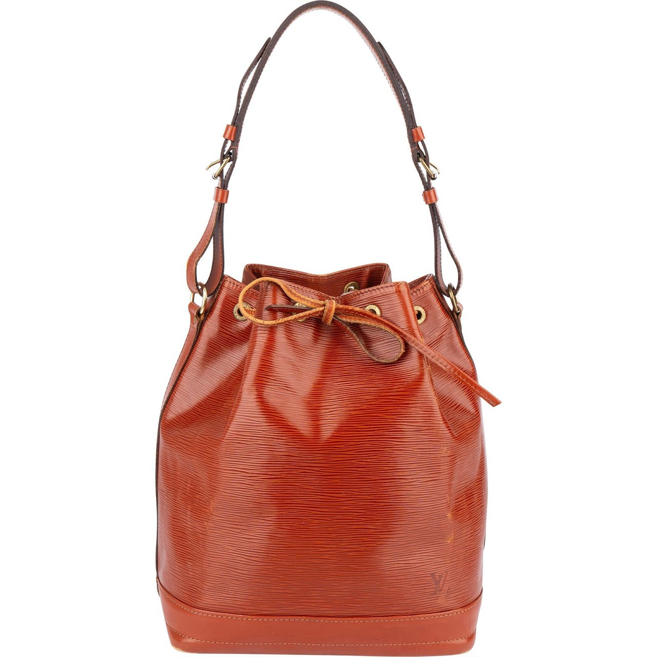 Louis Vuitton Louis Vuitton Cognac Epi Leather Sac Noé Grande Shoulder Bag Bruin