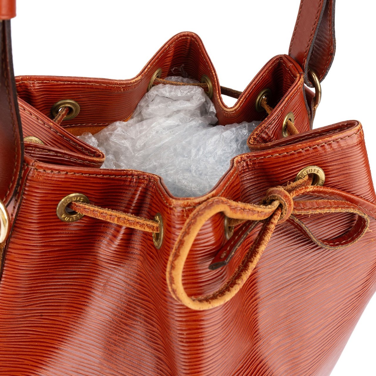 Louis Vuitton Louis Vuitton Cognac Epi Leather Sac Noé Grande Shoulder Bag Bruin