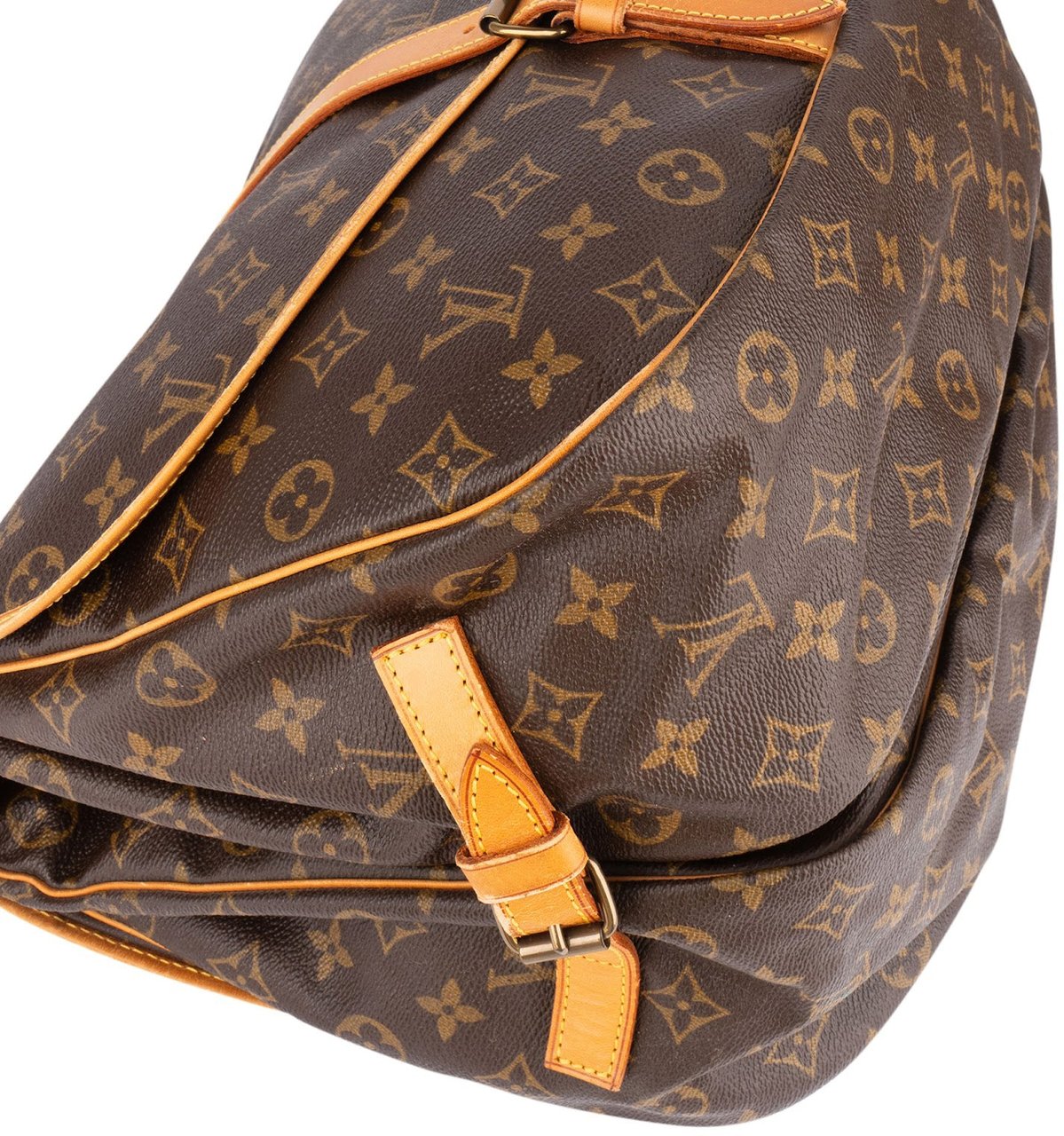 Louis Vuitton Louis Vuitton Monogram Canvas Saumur 35 Crossbody Bag Bruin