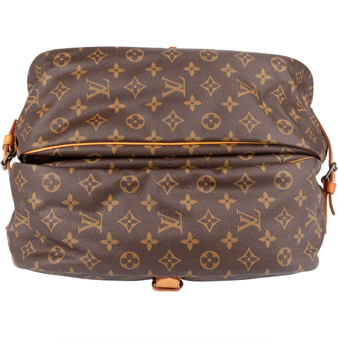 Louis Vuitton Louis Vuitton Monogram Canvas Saumur 35 Crossbody Bag Bruin