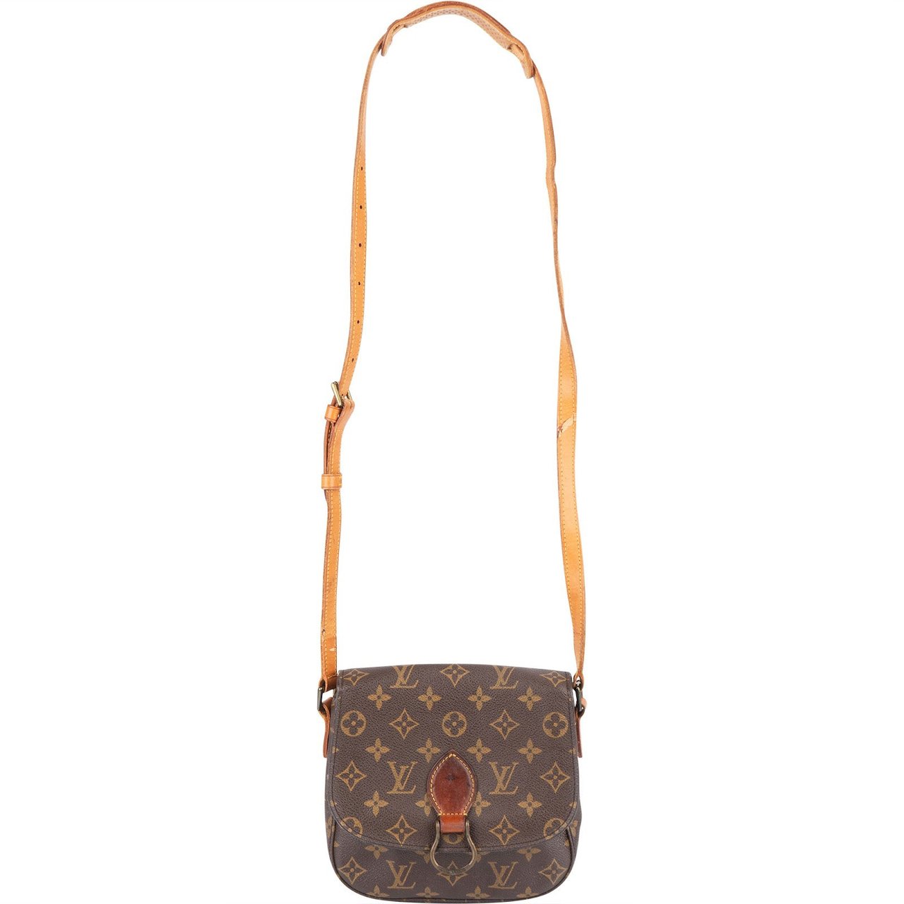 Louis Vuitton Louis Vuitton Monogram Canvas Saint Cloud PM Crossbody Bag Bruin