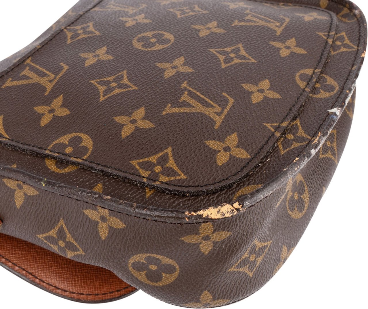 Louis Vuitton Louis Vuitton Monogram Canvas Saint Cloud PM Crossbody Bag Bruin