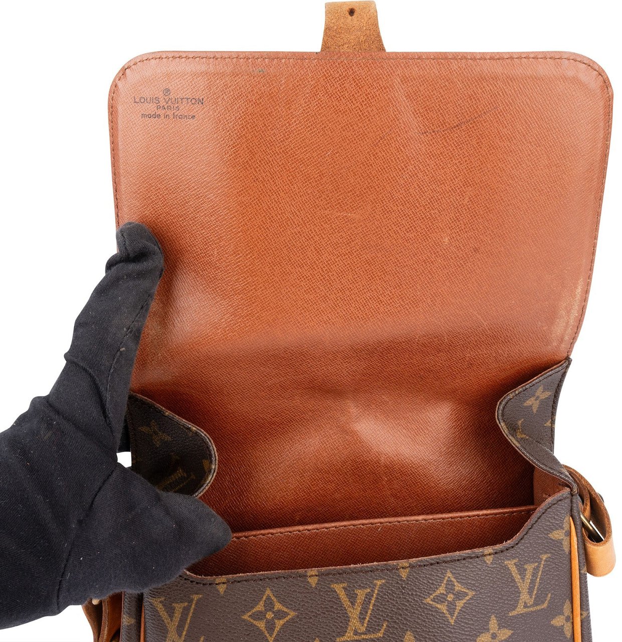 Louis Vuitton Louis Vuitton Monogram Canvas Cartouchiere MM Crossbody Bag Bruin