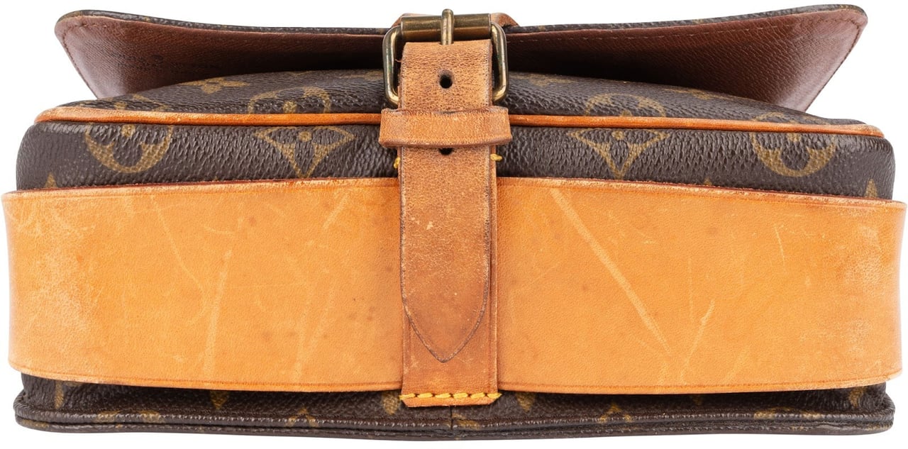 Louis Vuitton Louis Vuitton Monogram Canvas Cartouchiere MM Crossbody Bag Bruin