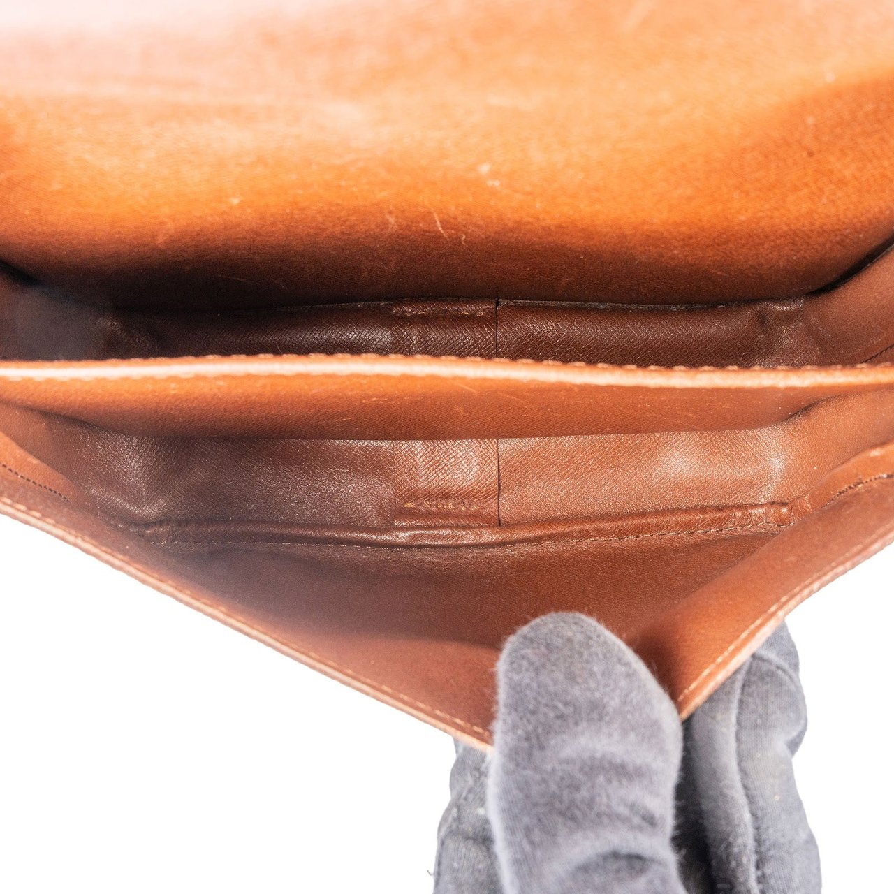 Louis Vuitton Louis Vuitton Monogram Canvas Cartouchiere MM Crossbody Bag Bruin