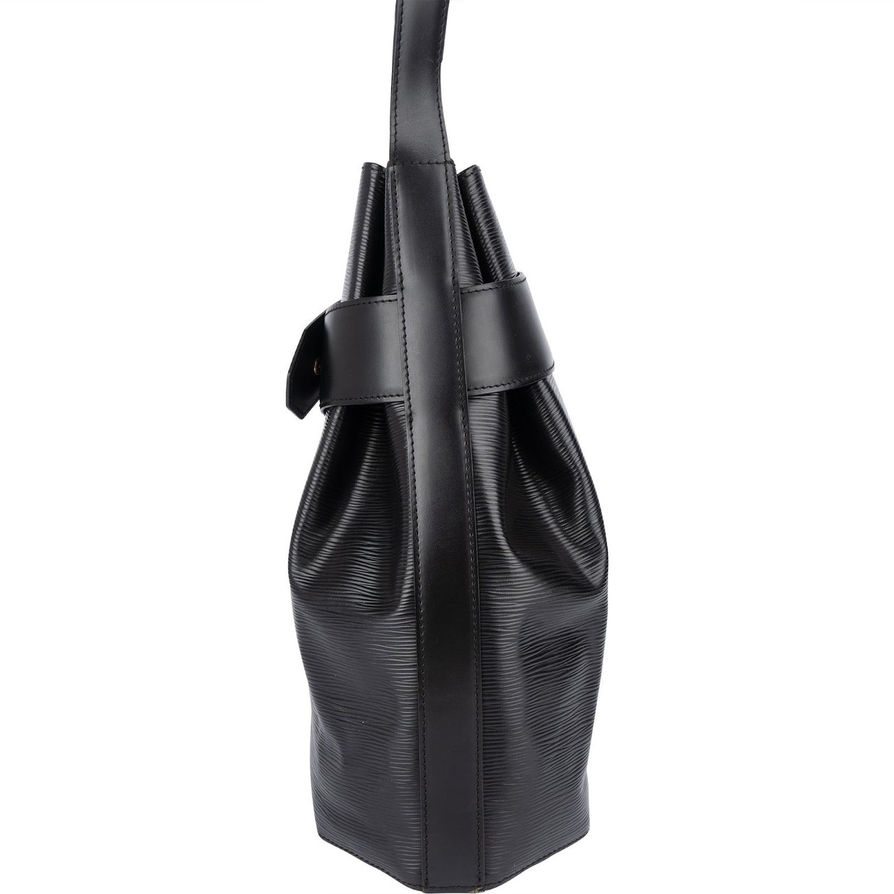 Louis Vuitton Louis Vuitton Noir Epi Leather Sac d'Epaule Shoulder Bag Zwart