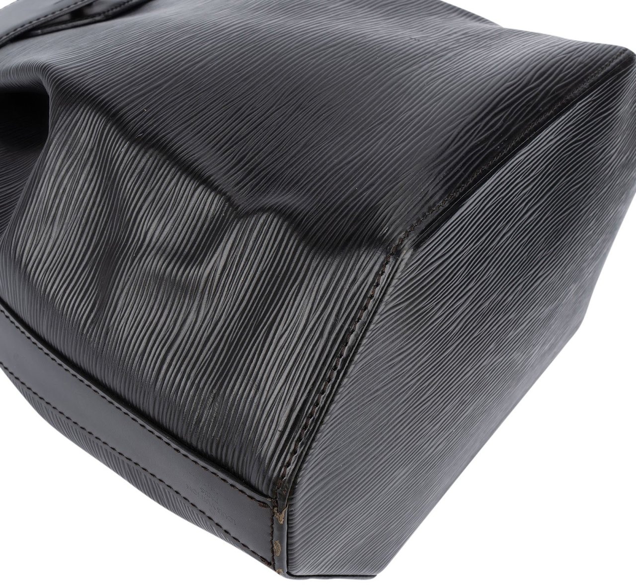 Louis Vuitton Louis Vuitton Noir Epi Leather Sac d'Epaule Shoulder Bag Zwart