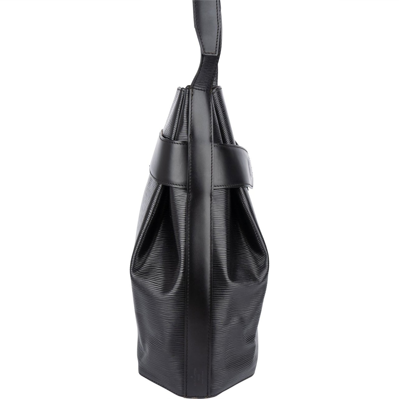Louis Vuitton Louis Vuitton Noir Epi Leather Sac d'Epaule Shoulder Bag Zwart
