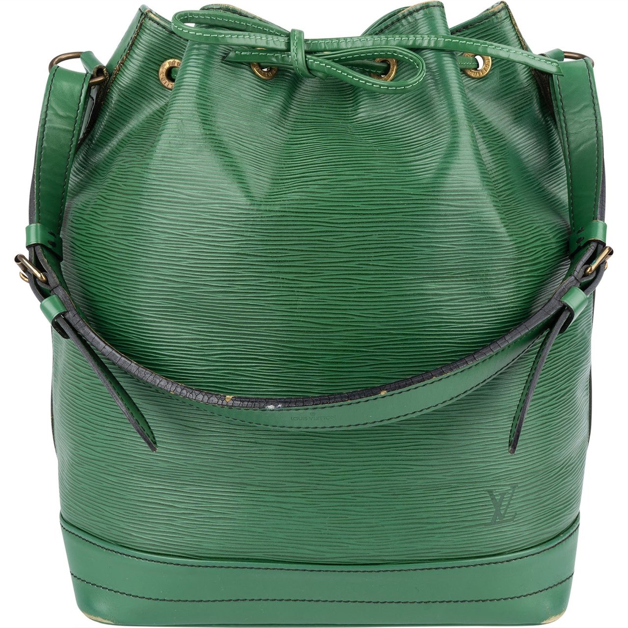Louis Vuitton Louis Vuitton Green Epi Leather Sac Noé Grande Shoulder Bag Groen