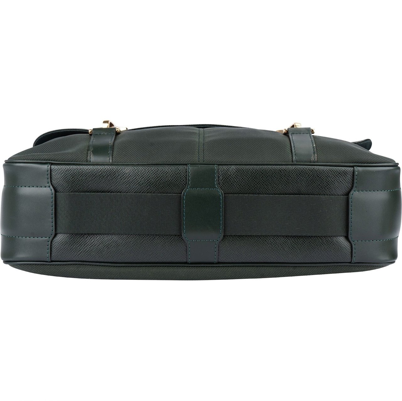 Louis Vuitton Louis Vuitton Green Taiga Leather Dersou Messenger Crossbody Bag Donkergroen