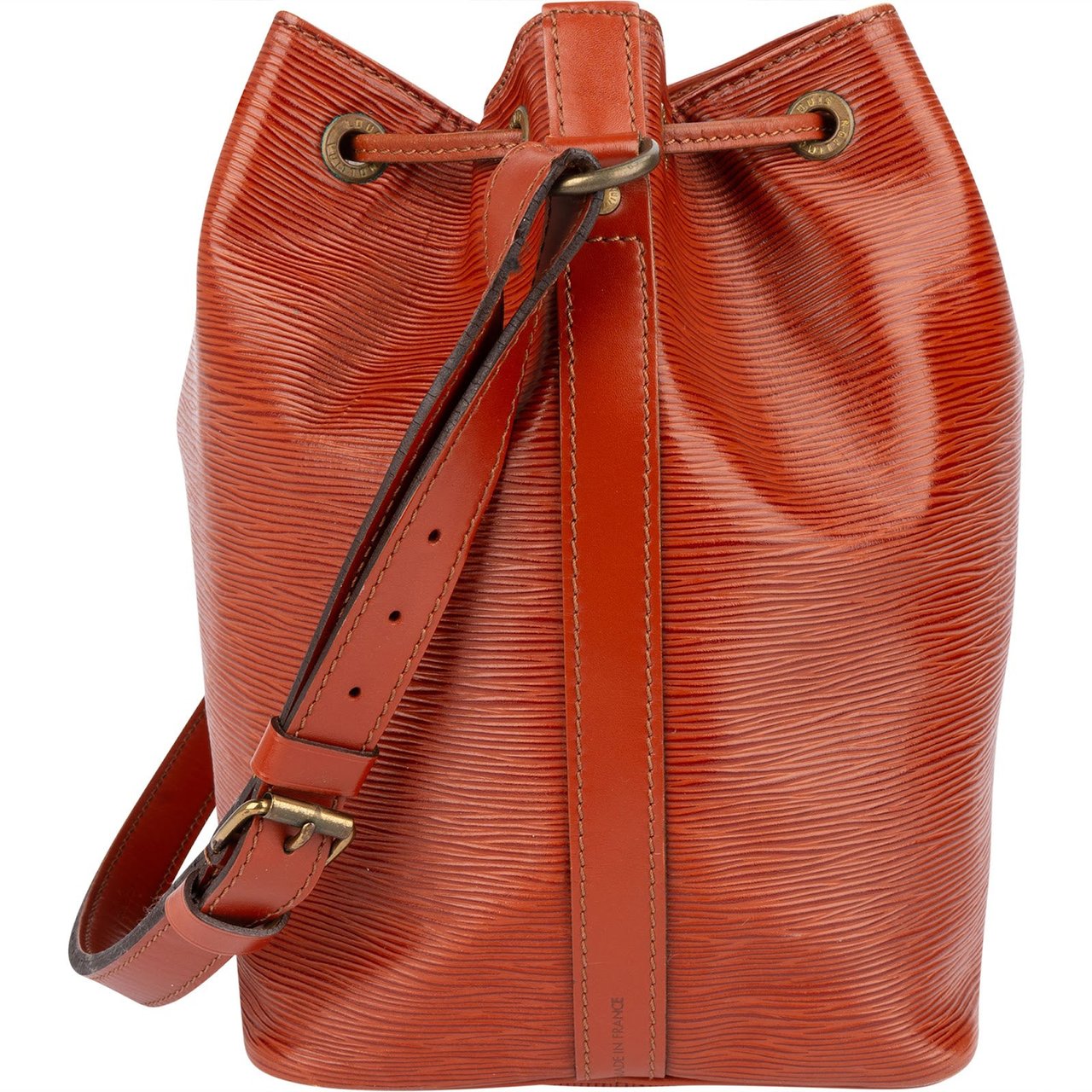 Louis Vuitton Louis Vuitton Cognac Epi Leather Sac Noé Petit Shoulder Bag Bruin