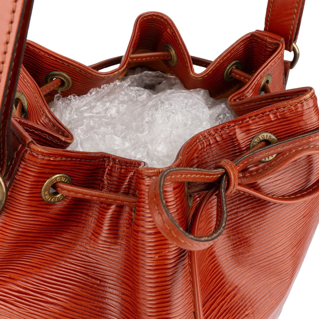 Louis Vuitton Louis Vuitton Cognac Epi Leather Sac Noé Petit Shoulder Bag Bruin