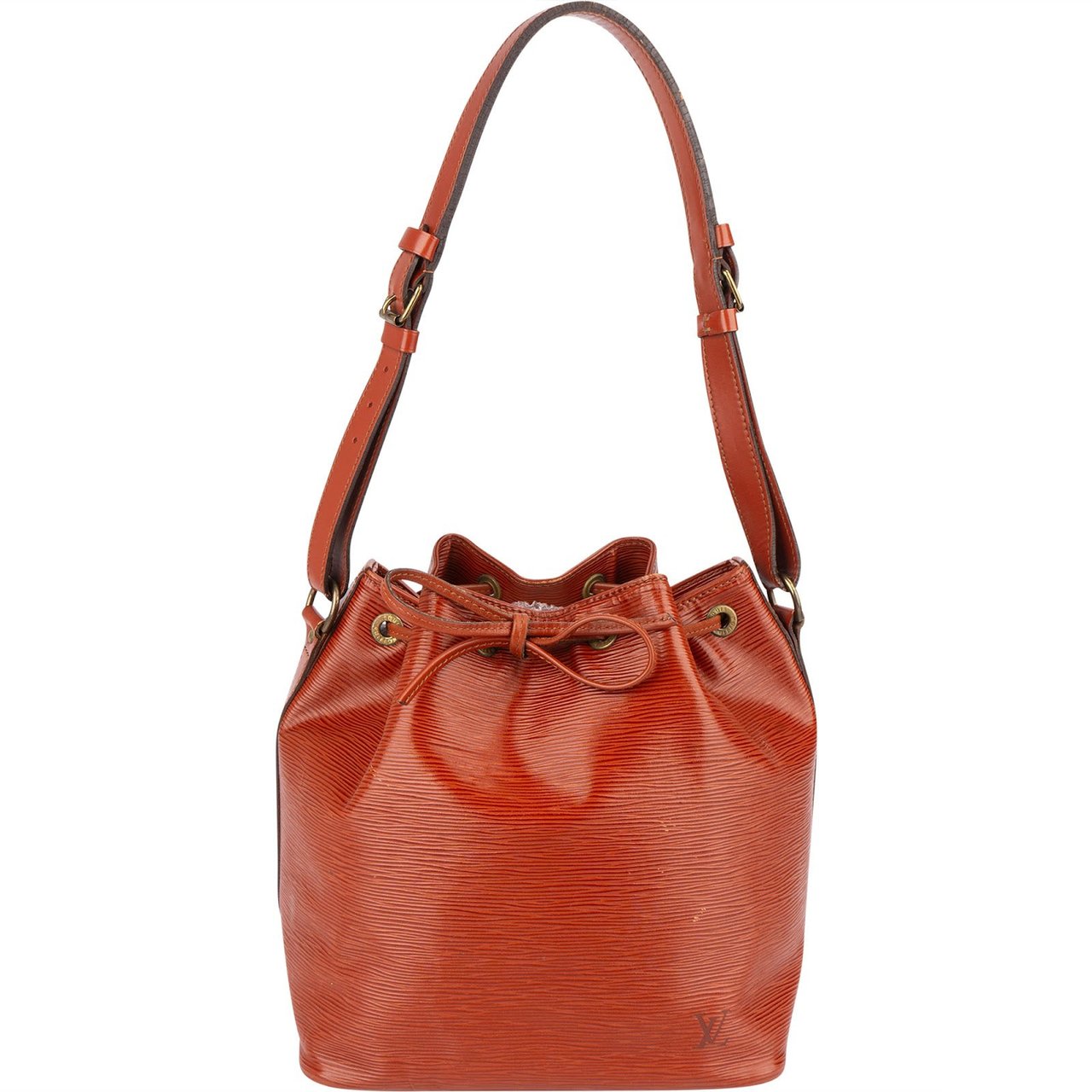 Louis Vuitton Louis Vuitton Cognac Epi Leather Sac Noé Petit Shoulder Bag Bruin