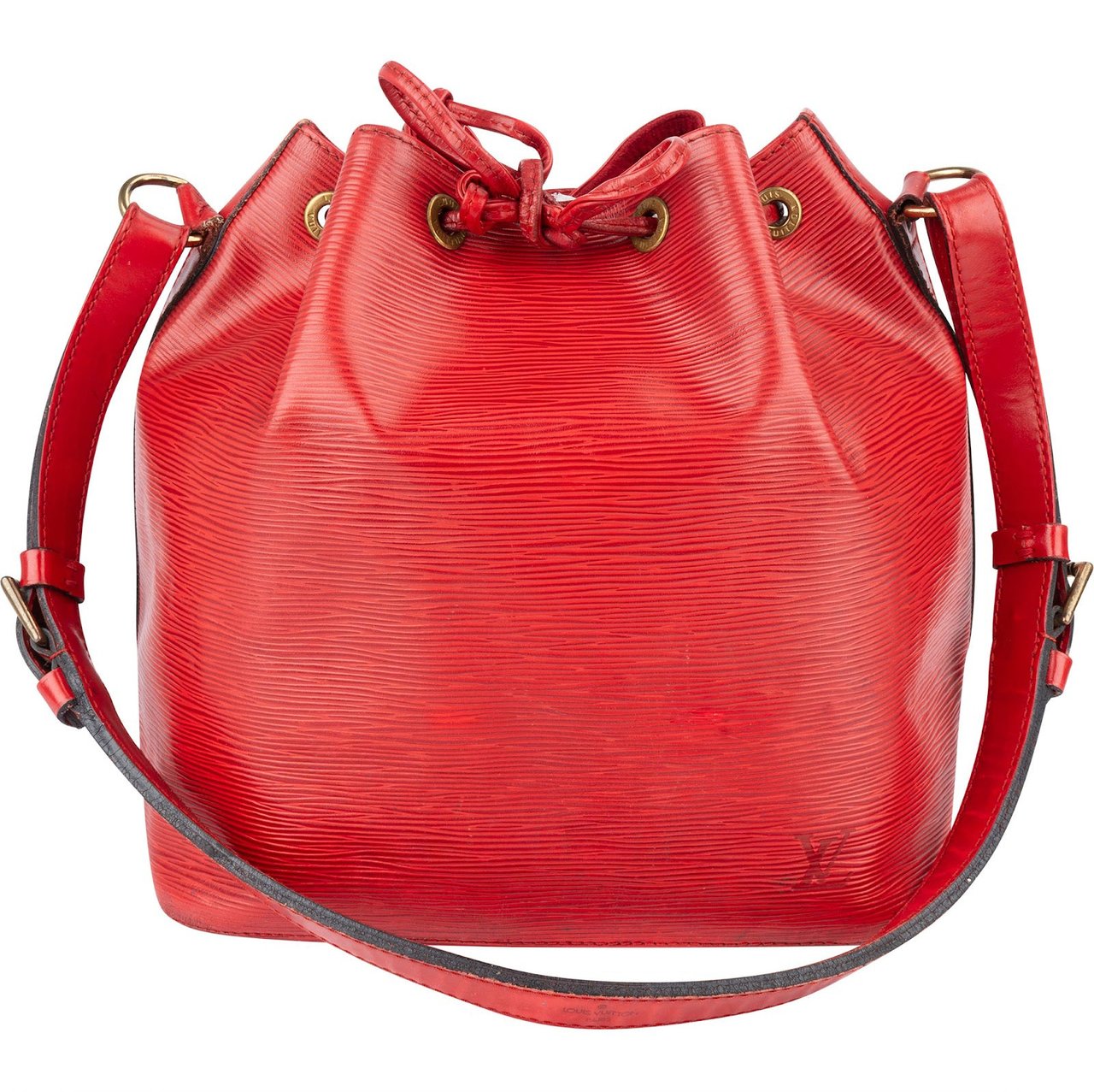 Louis Vuitton Louis Vuitton Red Epi Leather Sac Noé Petit Shoulder Bag Rood