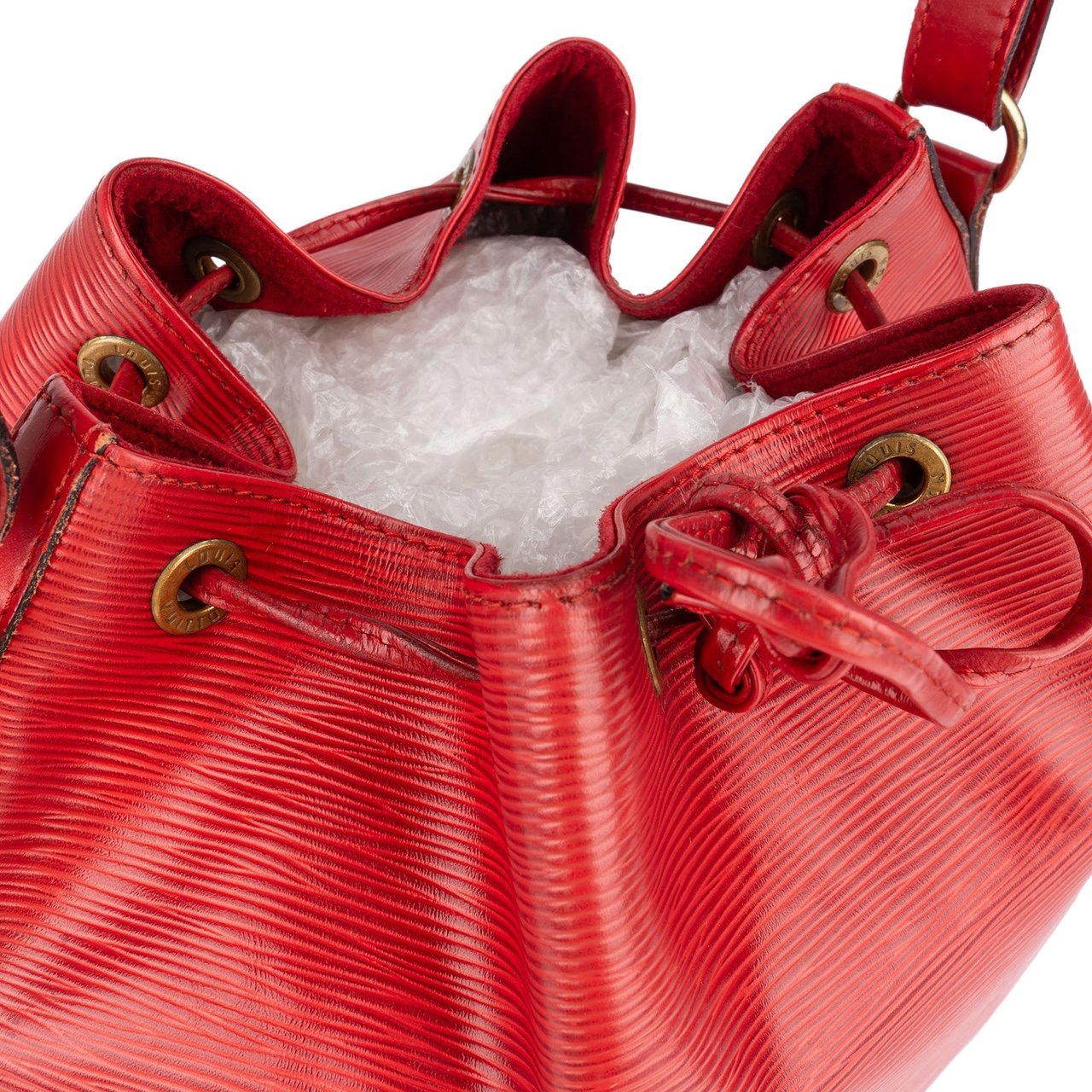 Louis Vuitton Louis Vuitton Red Epi Leather Sac Noé Petit Shoulder Bag Rood