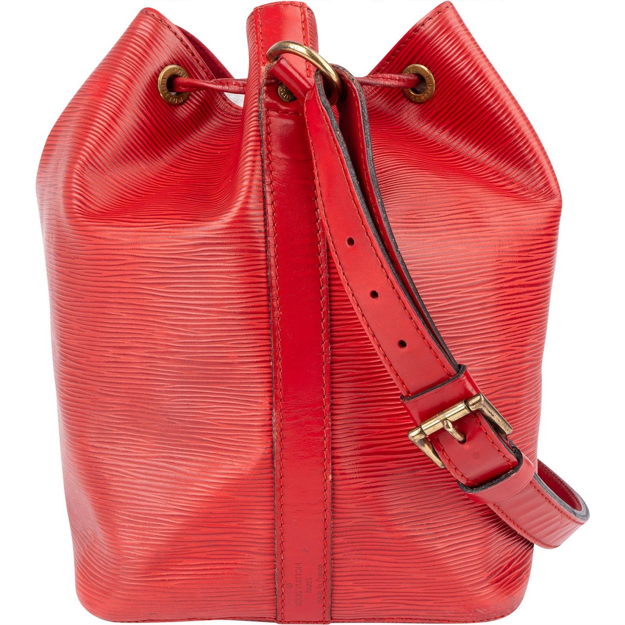 Louis Vuitton Louis Vuitton Red Epi Leather Sac Noé Petit Shoulder Bag Rood