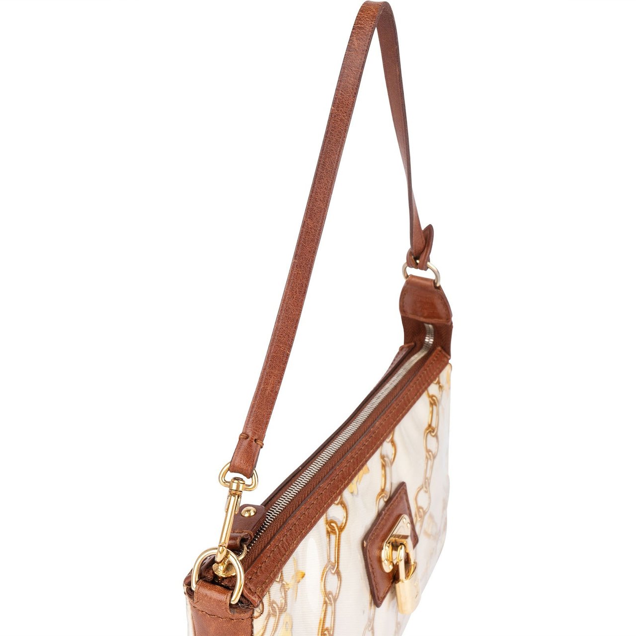 Louis Vuitton Louis Vuitton Limited Signature Charms Pochette Accessoires Handbag Wit