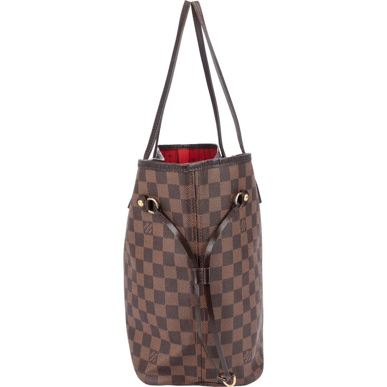 Louis Vuitton Louis Vuitton Monogram Damier Ebene Neverfull MM Shoulder Bag Bruin