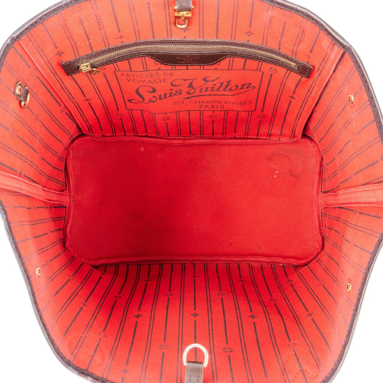 Louis Vuitton Louis Vuitton Monogram Damier Ebene Neverfull MM Shoulder Bag Bruin