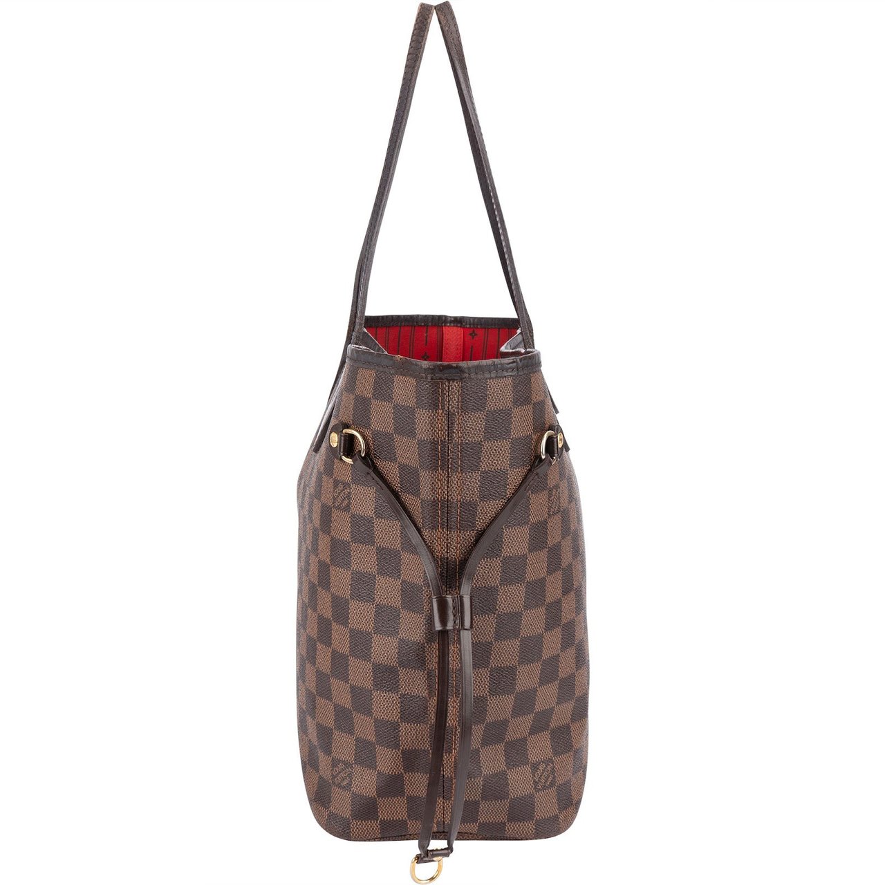 Louis Vuitton Louis Vuitton Monogram Damier Ebene Neverfull MM Shoulder Bag Bruin