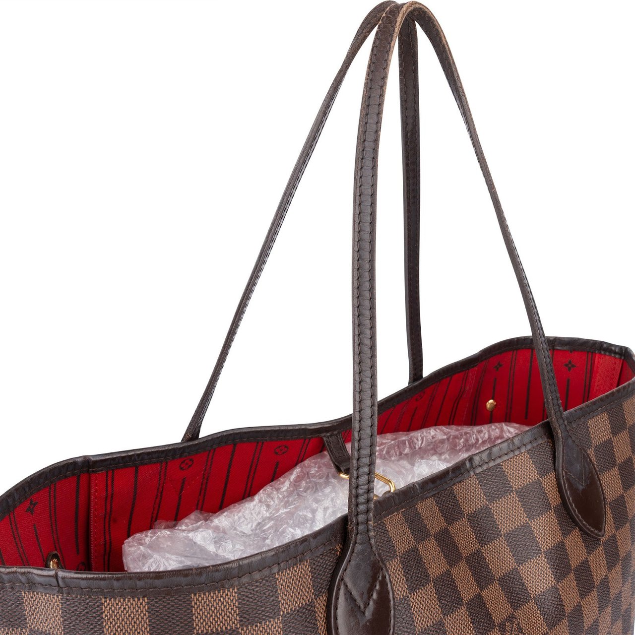 Louis Vuitton Louis Vuitton Monogram Damier Ebene Neverfull MM Shoulder Bag Bruin