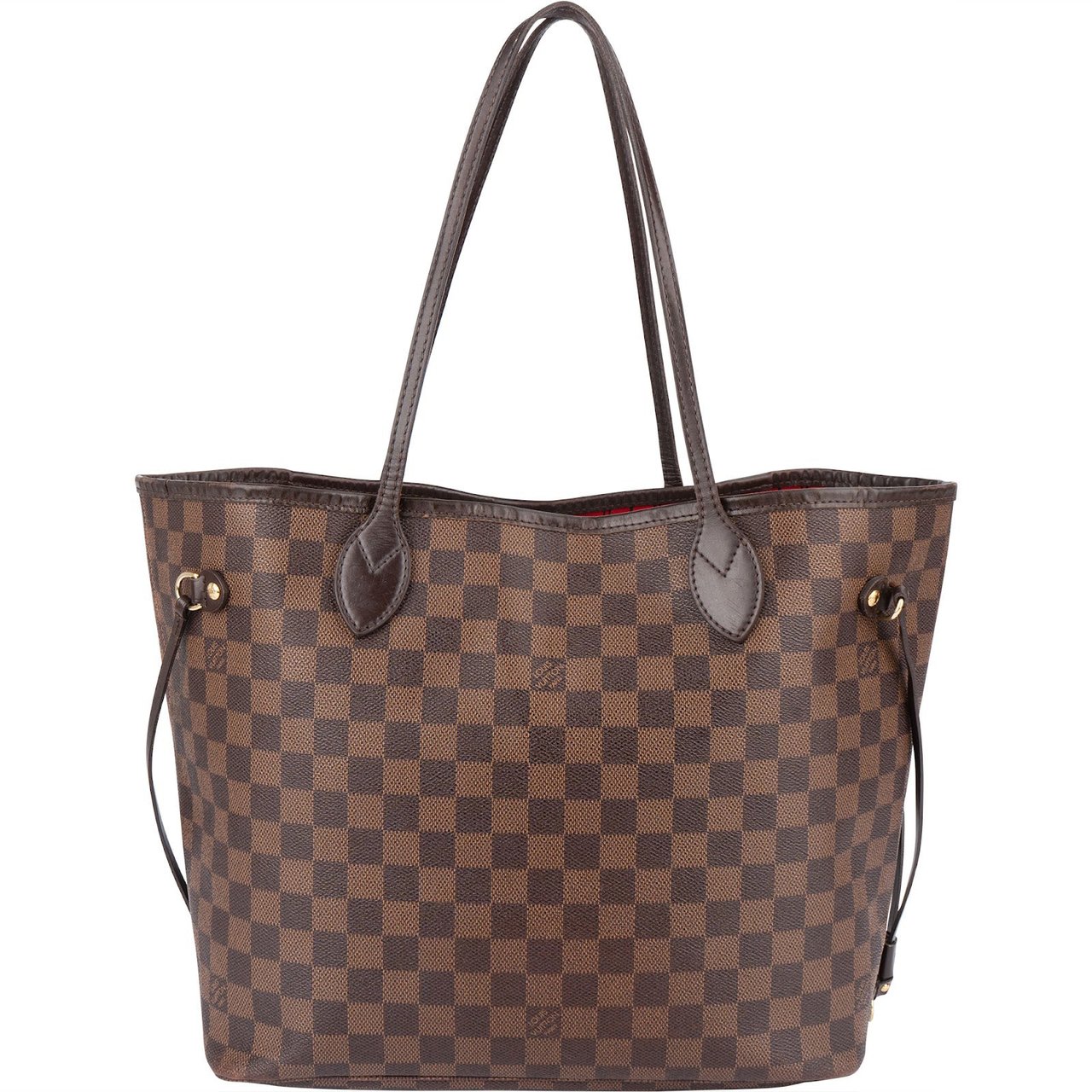 Louis Vuitton Louis Vuitton Monogram Damier Ebene Neverfull MM Shoulder Bag Bruin